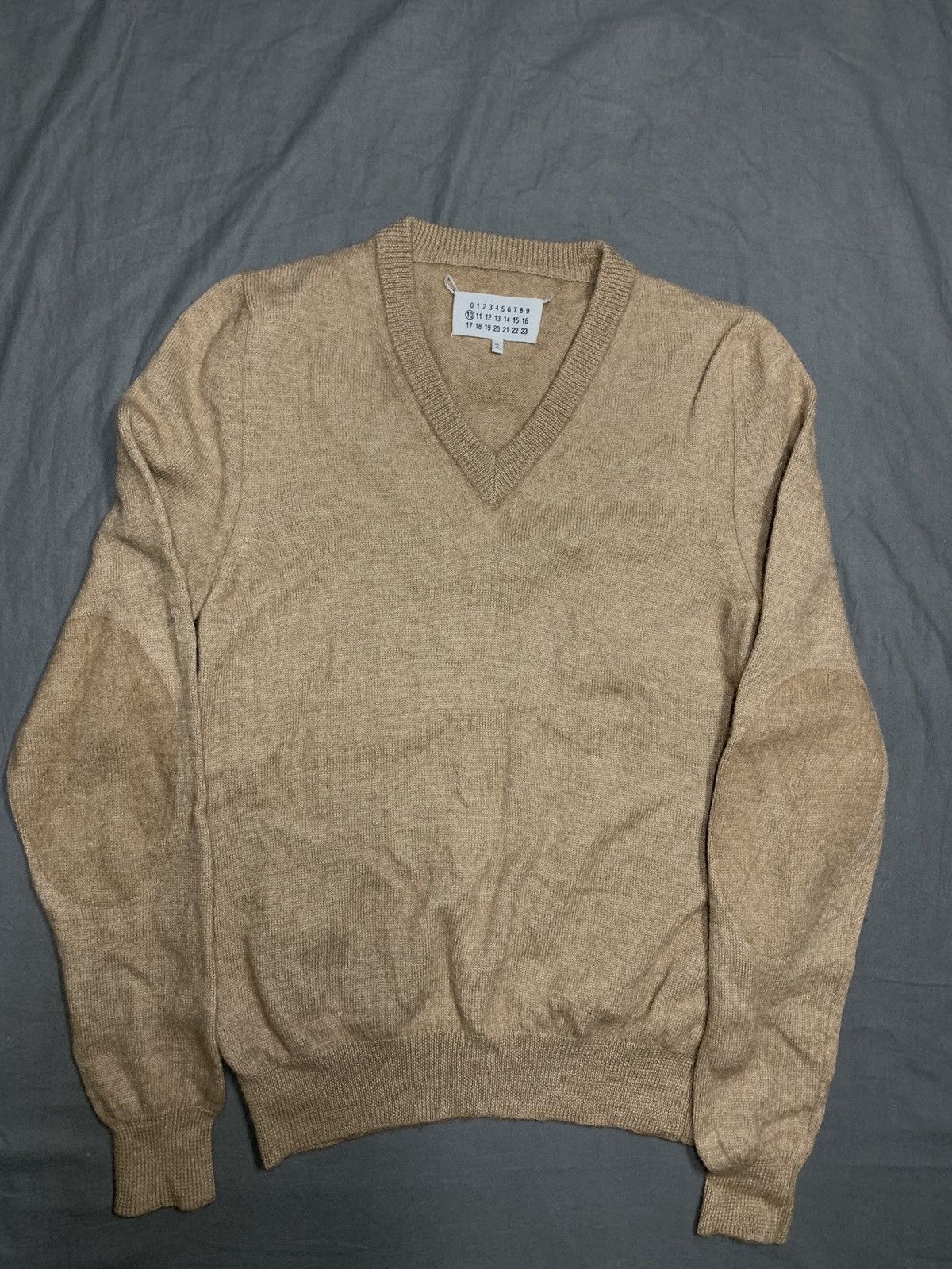 Maison Margiela Maison Martin Margiela Camel ang Lana Wool sweater ...