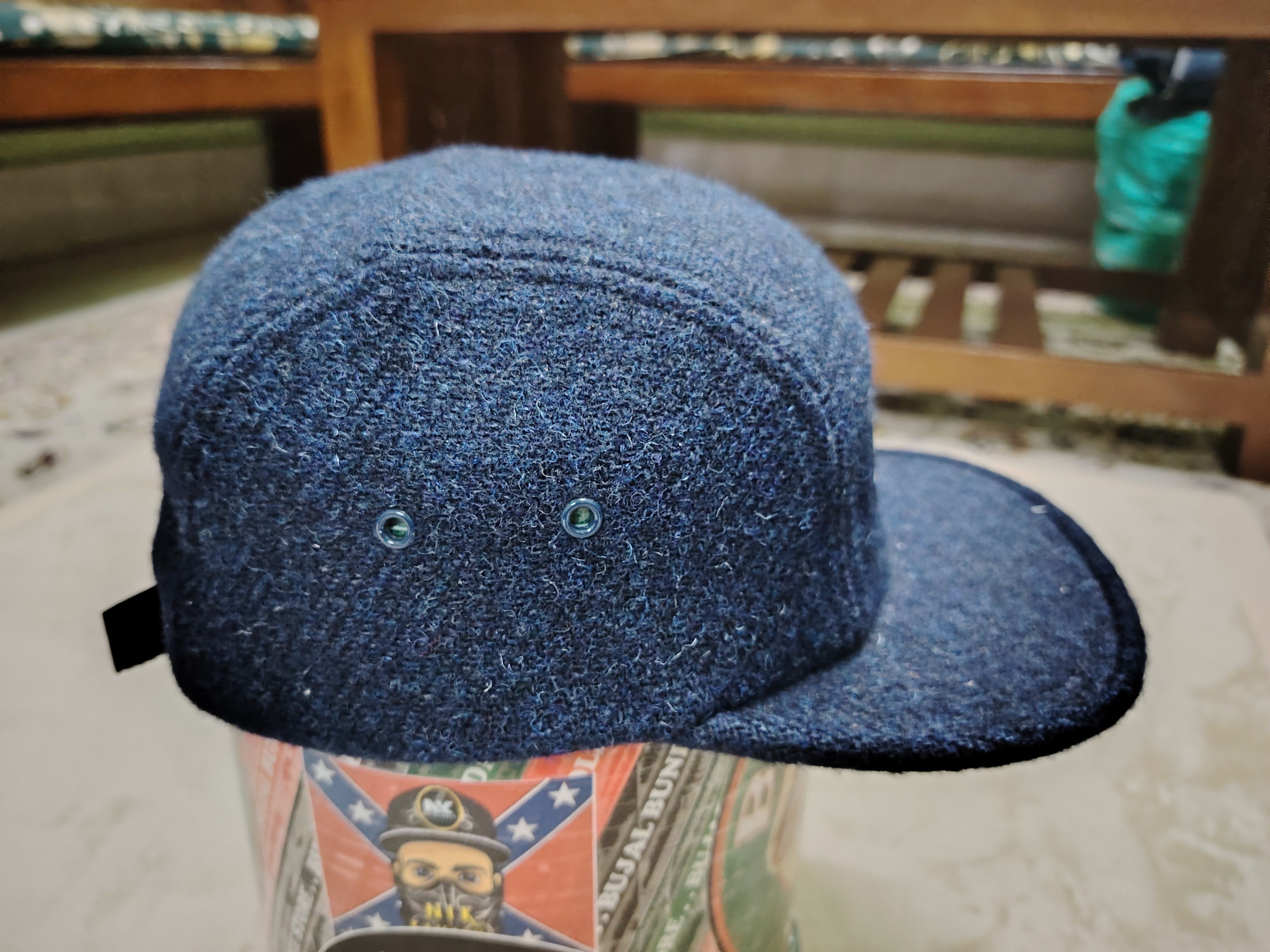 Harris Tweed × Supreme Supreme x Harris Tweed Wool 5 Panel Cap NAVY Size ONE SIZE - 3 Thumbnail