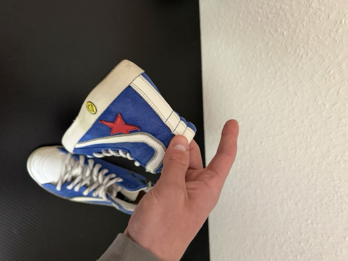 Golden Goose Golden Goose Slide High Top Sneakers Blue/White Red Star Size US 4 / IT 34 - 8 Thumbnail
