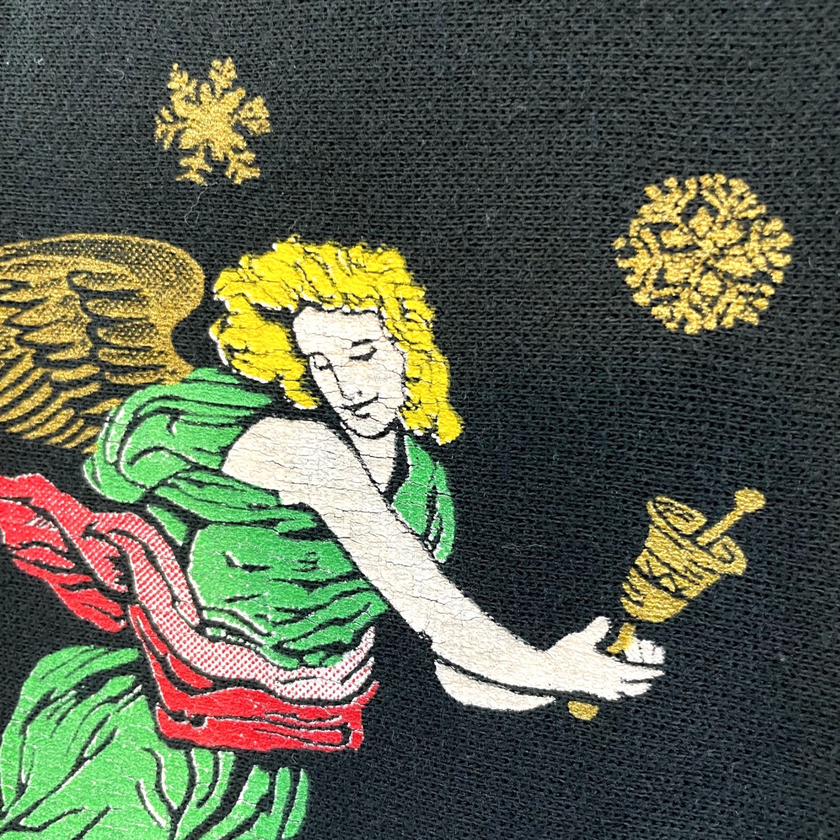 Blair VINTAGE Christmas Sweater Large Angels Holiday Sweatshirt Crewneck Pullover Size L / US 10 / IT 46 - 5 Thumbnail