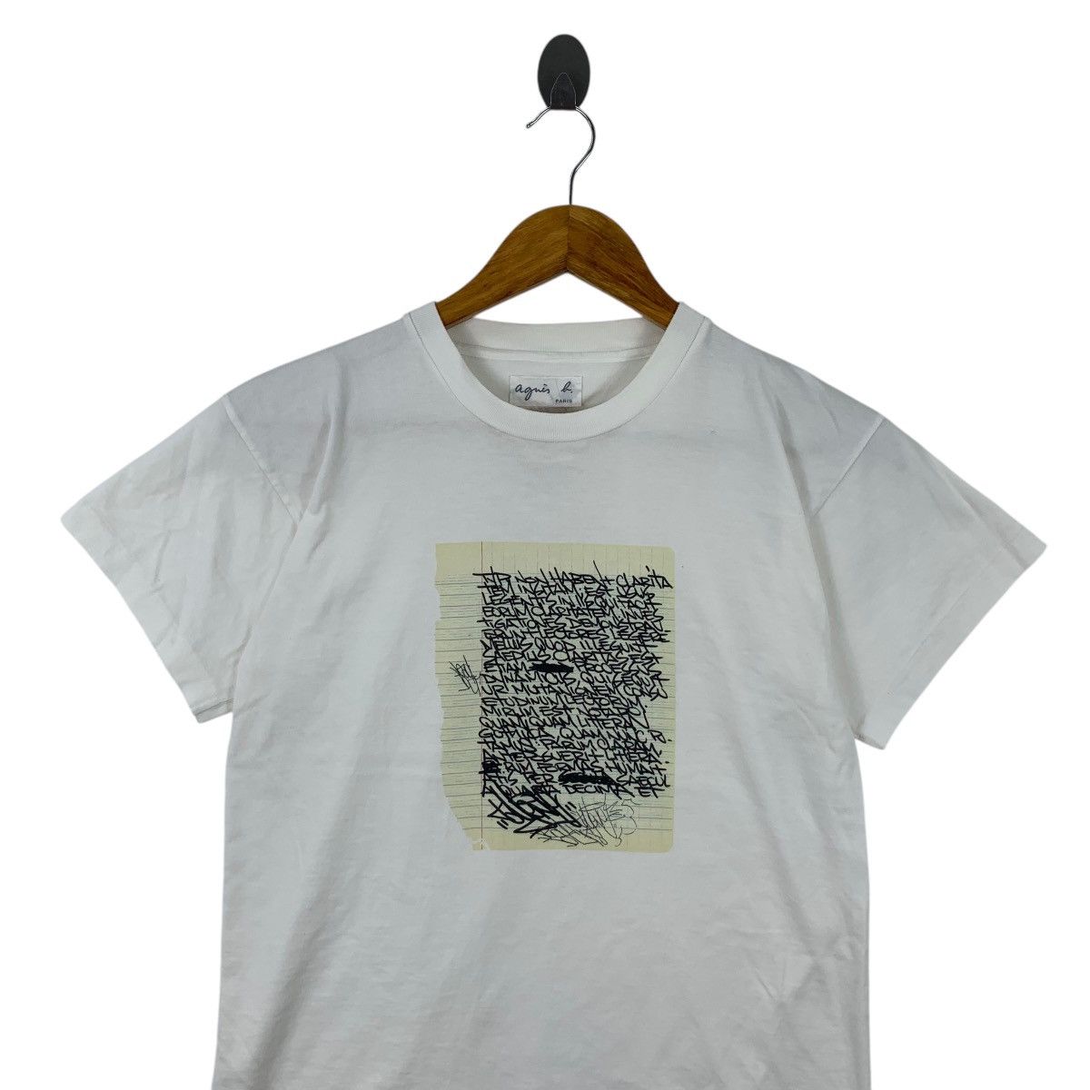 agnes b. Vintage AGNES. B PARIS Martin Wong Poem Footprints Tee Size S / US 4 / IT 40 - 2 Thumbnail