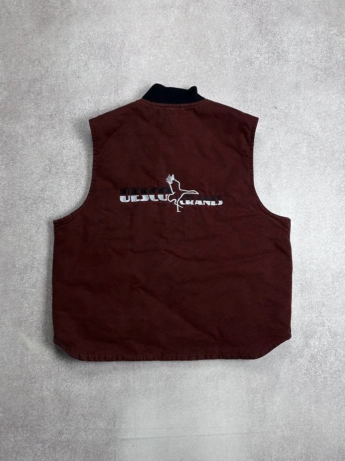 Carhartt Vintage Carhartt Active Workwear Vest Y2K L Size US L / EU 52-54 / 3 - 3 Thumbnail