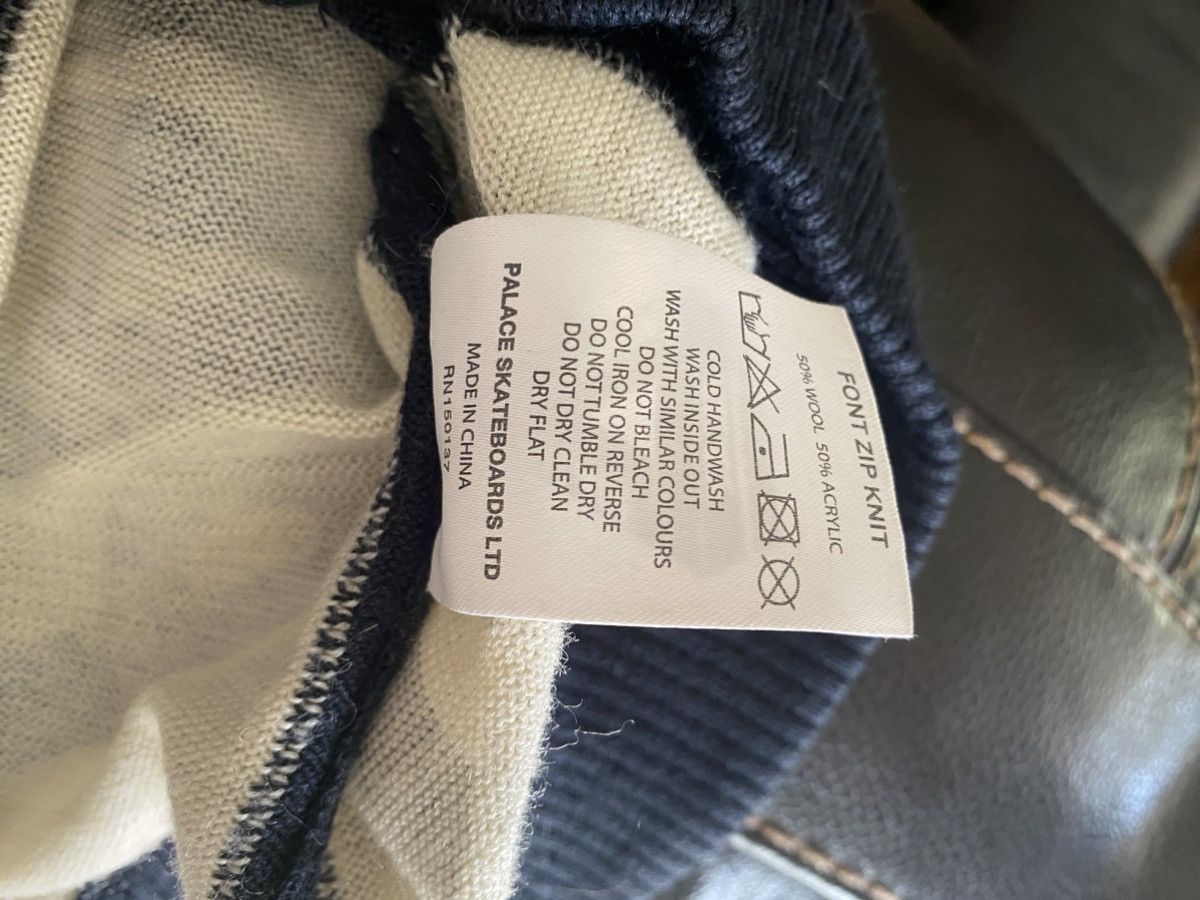 Palace Palace Front Zip Knit Navy and white Medium Size US M / EU 48-50 / 2 - 5 Thumbnail