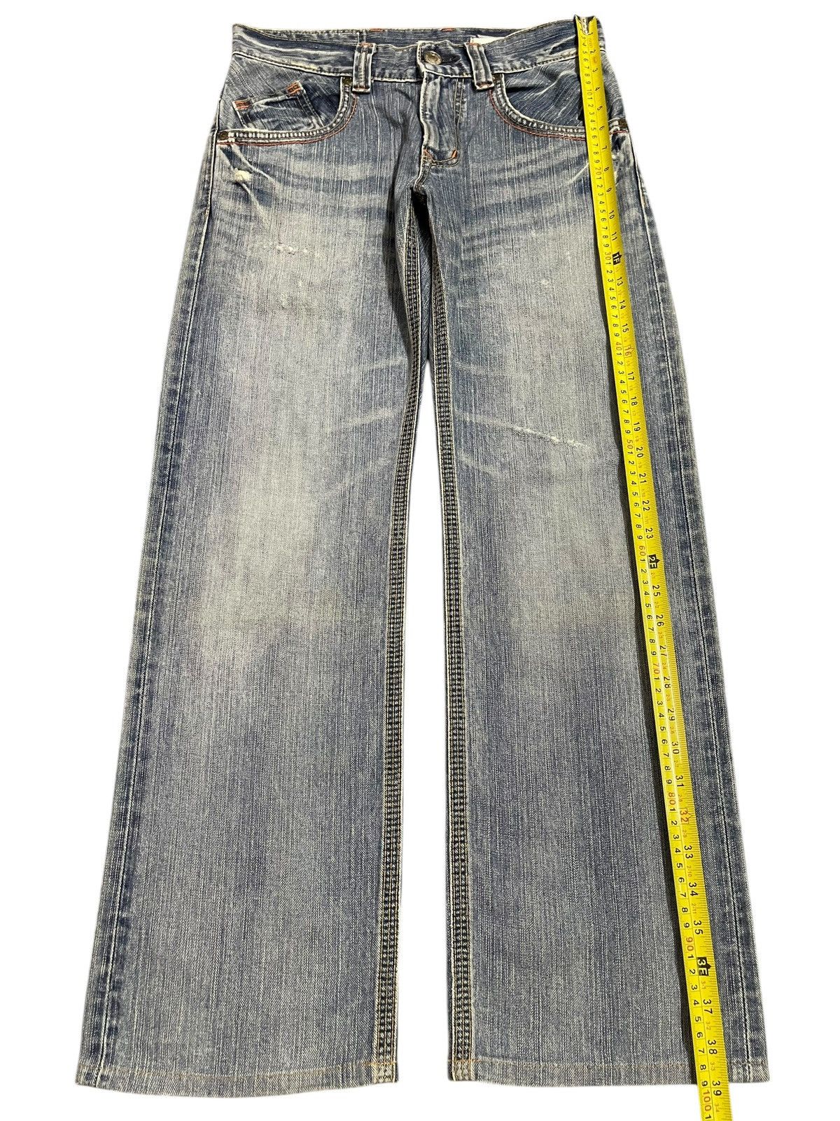 Edwin Edwin Exclusive Vintage XV Blue Faded Wash Style Loose Jeans Size US 30 / EU 46 - 12 Thumbnail