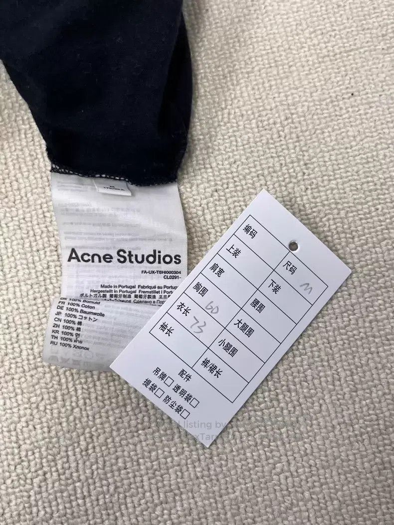 Acne Studios Acne Studios Face expression bear print round neck short s Size US M / EU 48-50 / 2 - 2 Thumbnail
