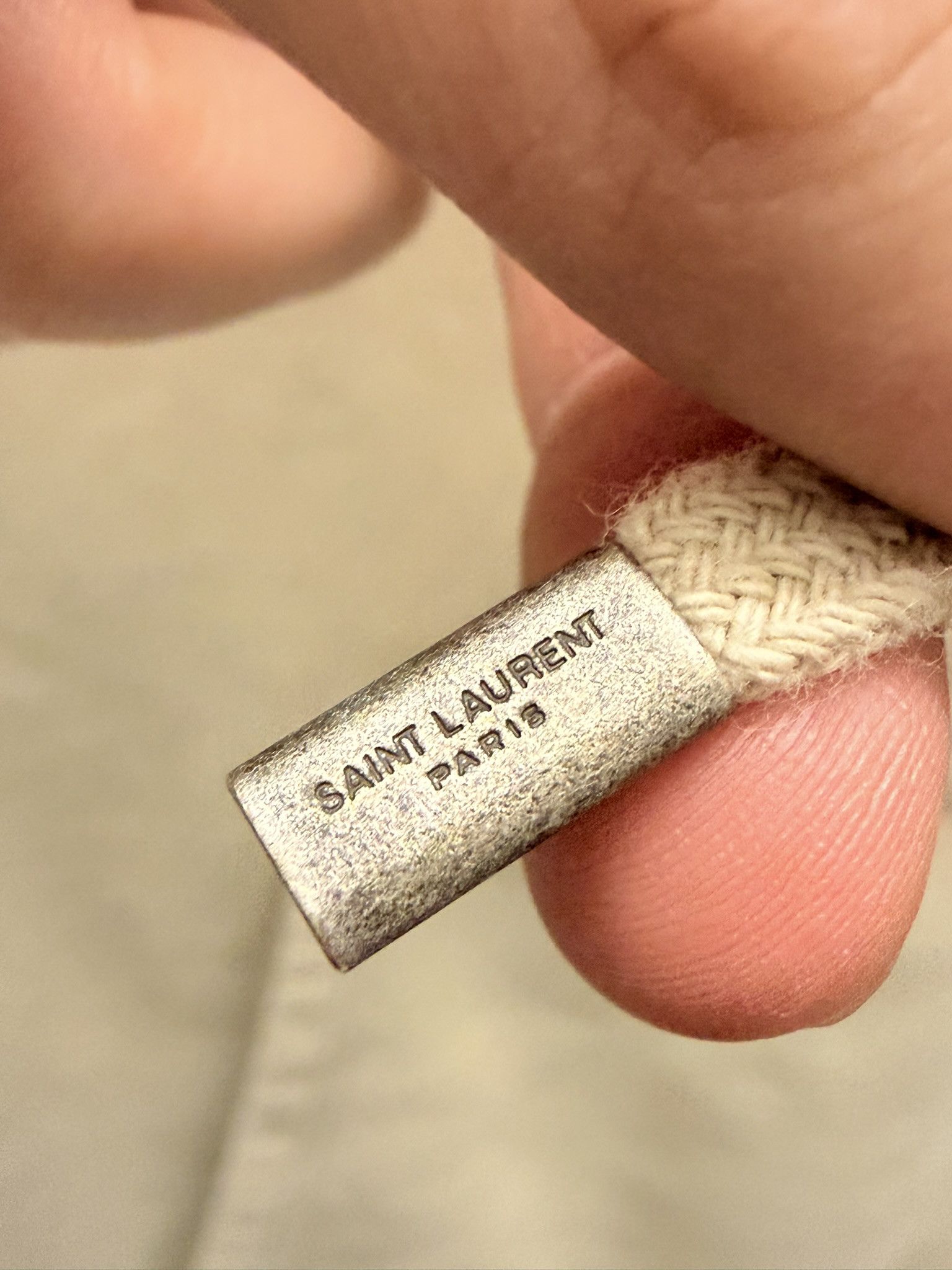 Saint Laurent Paris Saint Laurent Bruno V.Roels Men's Rive Gauche Paint Hoodie Size US M / EU 48-50 / 2 - 3 Thumbnail