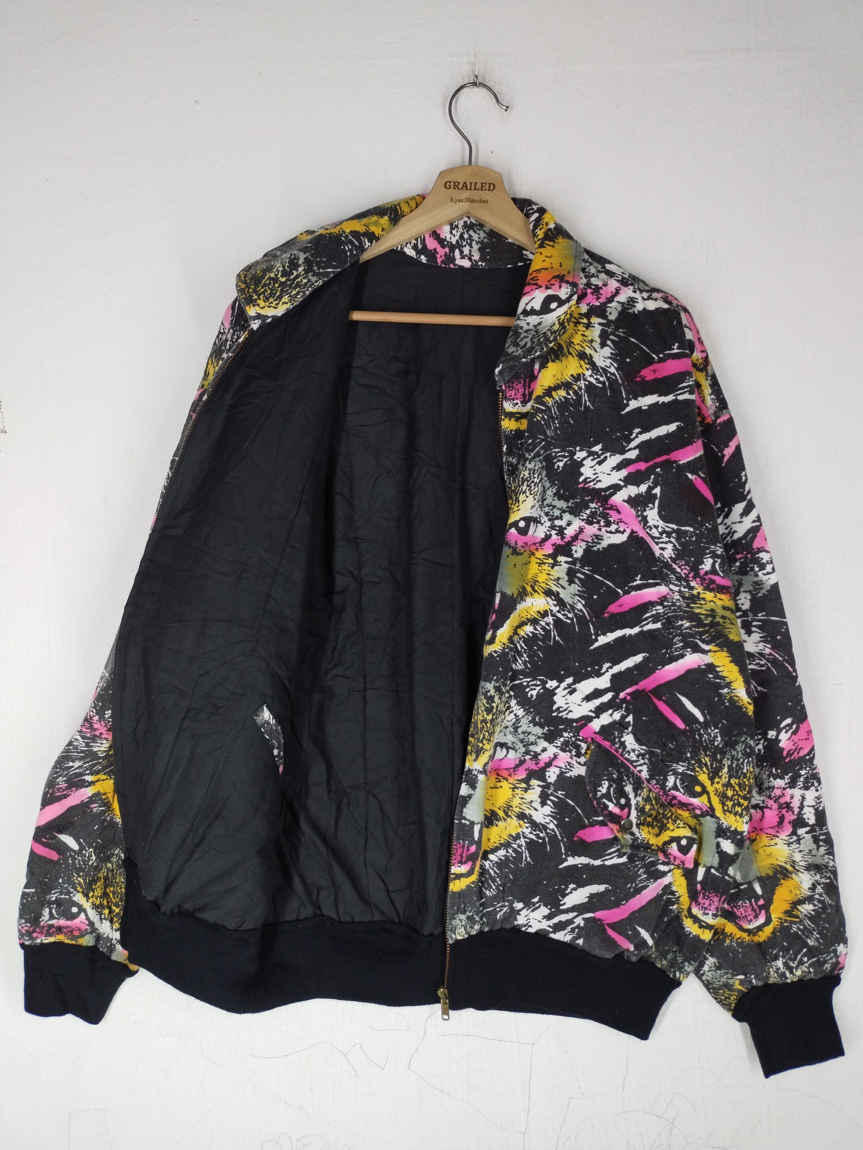 Vintage Vintage 80's Alaska Tiger Promo Overview Snow Jacket Size US L / EU 52-54 / 3 - 4 Thumbnail
