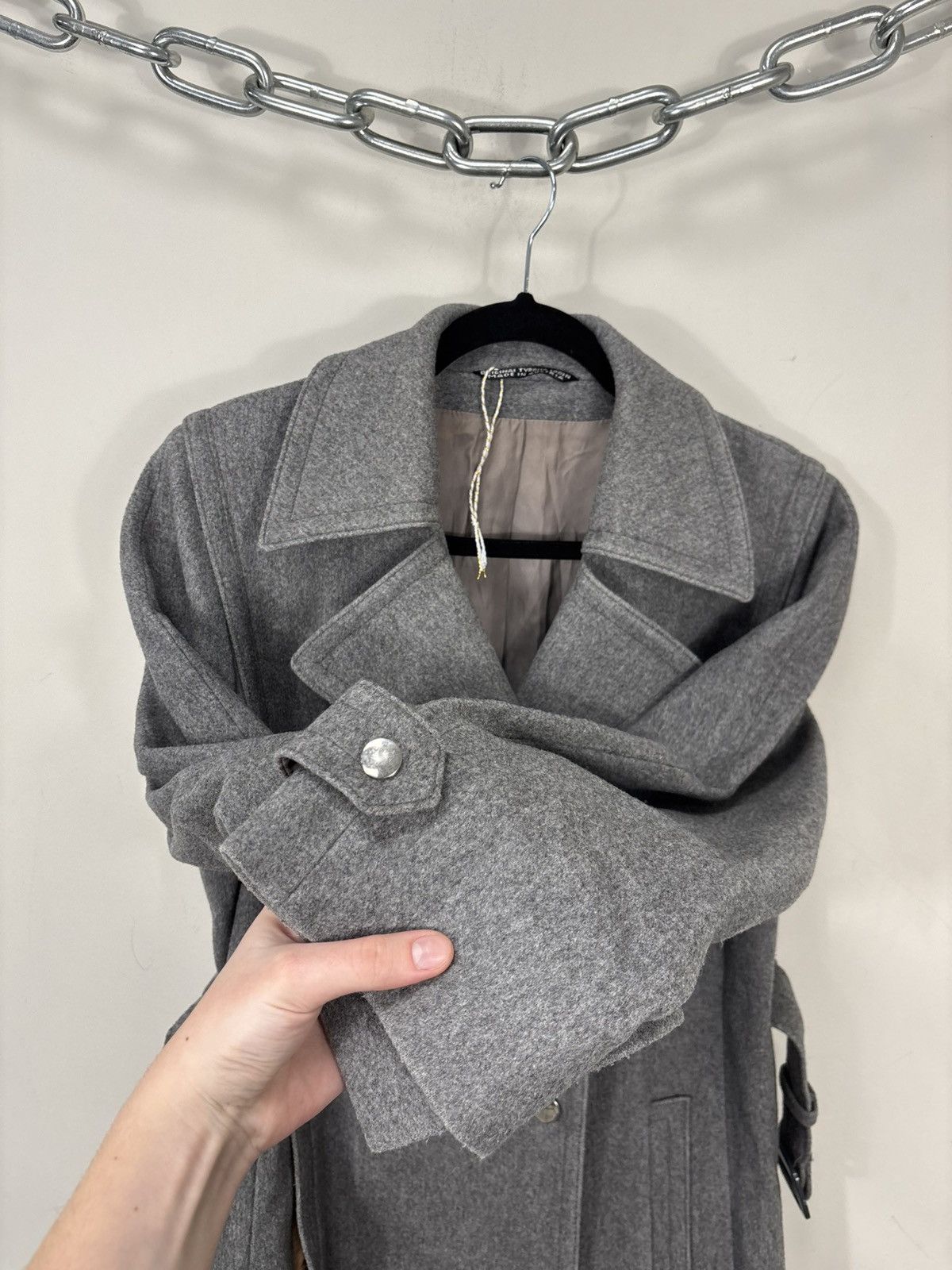 Other Vintage Steinbock Himalaya Women’s Double Breasted Wool Coat Size M / US 6-8 / IT 42-44 - 10 Thumbnail