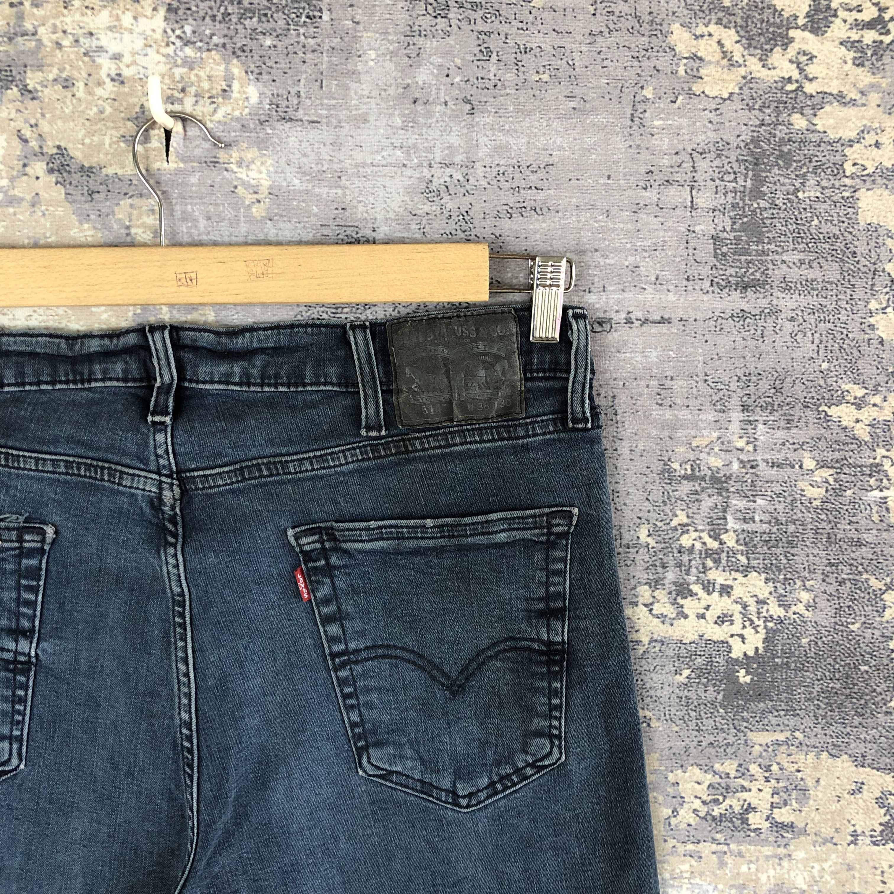 Levi's Vintage Y2K Levis 514 Faded Jeans Levi's Slim Skinny Denim Size US 36 / EU 52 - 5 Thumbnail