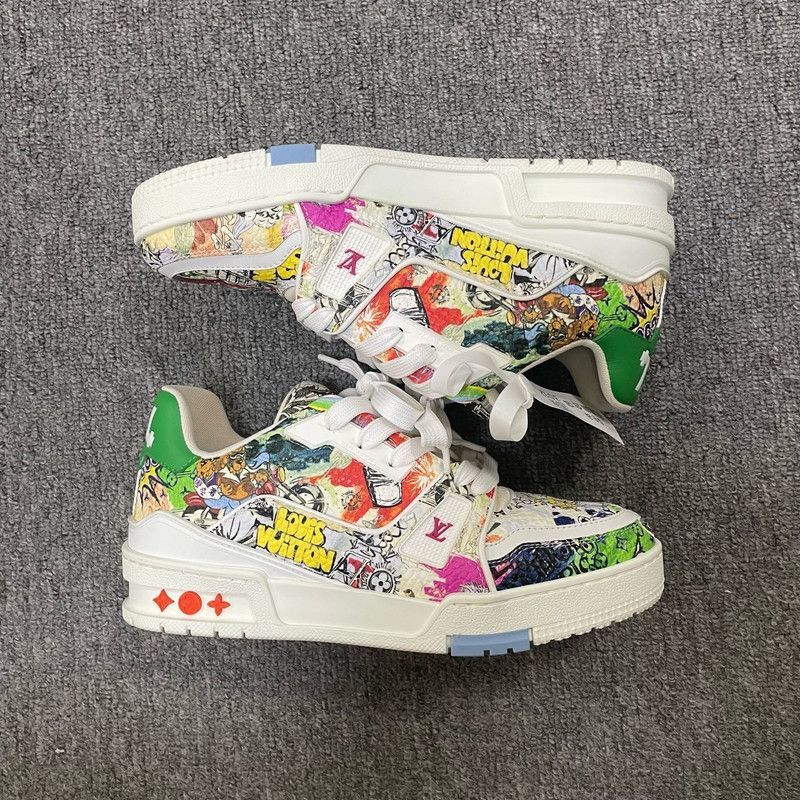 Louis Vuitton Louis Vuitton Trendy Low Top Sneakers -2508 Size US 6.5 / EU 39-40 - 4 Thumbnail