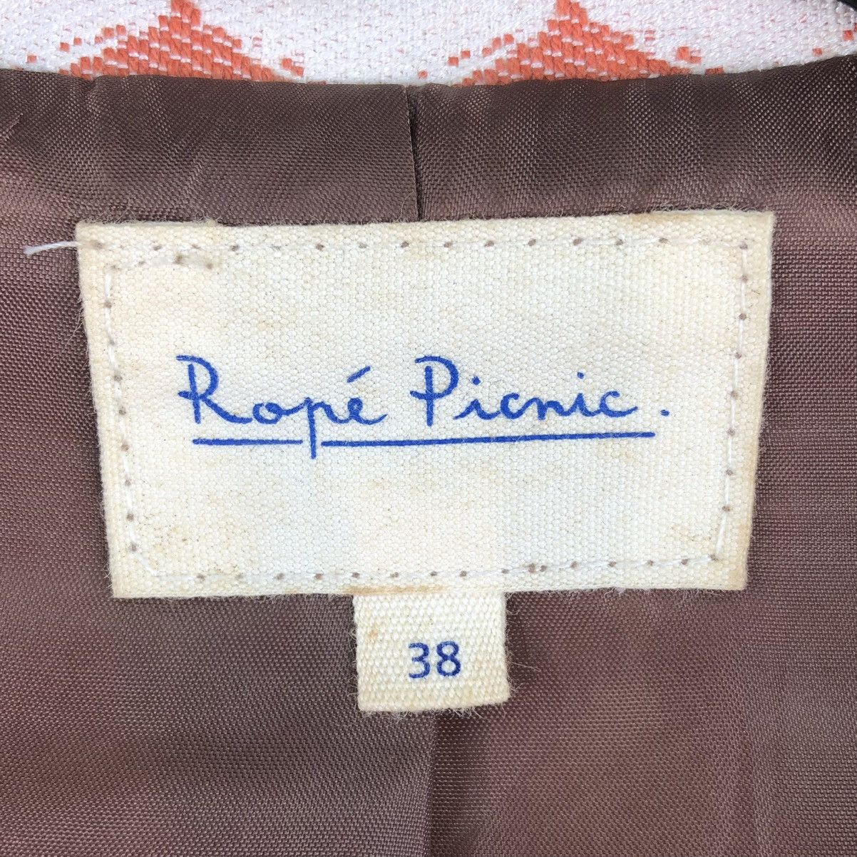 Japanese Brand × Vintage Vintage Cropped Women Jacket Diamond Pattern by Rope Picnic Size S / US 4 / IT 40 - 14 Thumbnail