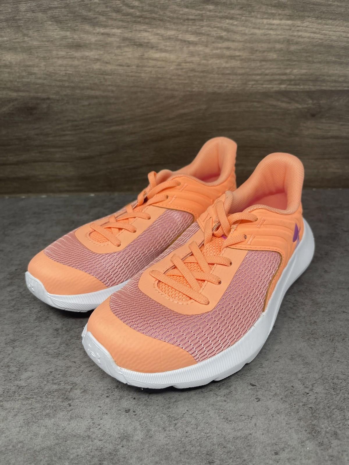 Under Armour Under Armour Outhustle 2 Sneakers Kids Size 1.5Y Orange Size US 5 / EU 37 - 2 Thumbnail