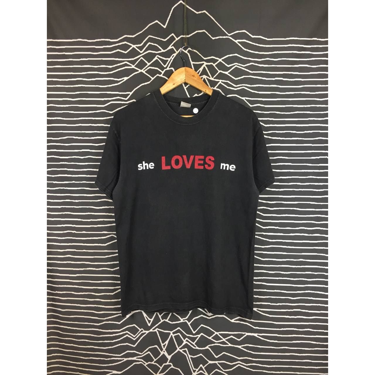 Japanese Brand × TMT TMT Japan She Loves Me Humor Sarcastic Tee Size US M / EU 48-50 / 2 - 2 Thumbnail