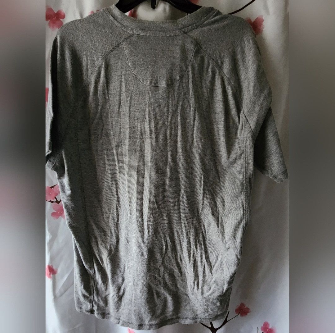 Kenneth Cole Kenneth Cole Awearness Awear-Tech Gray Henley SS Shirt XL Size US XL / EU 56 / 4 - 2 Thumbnail