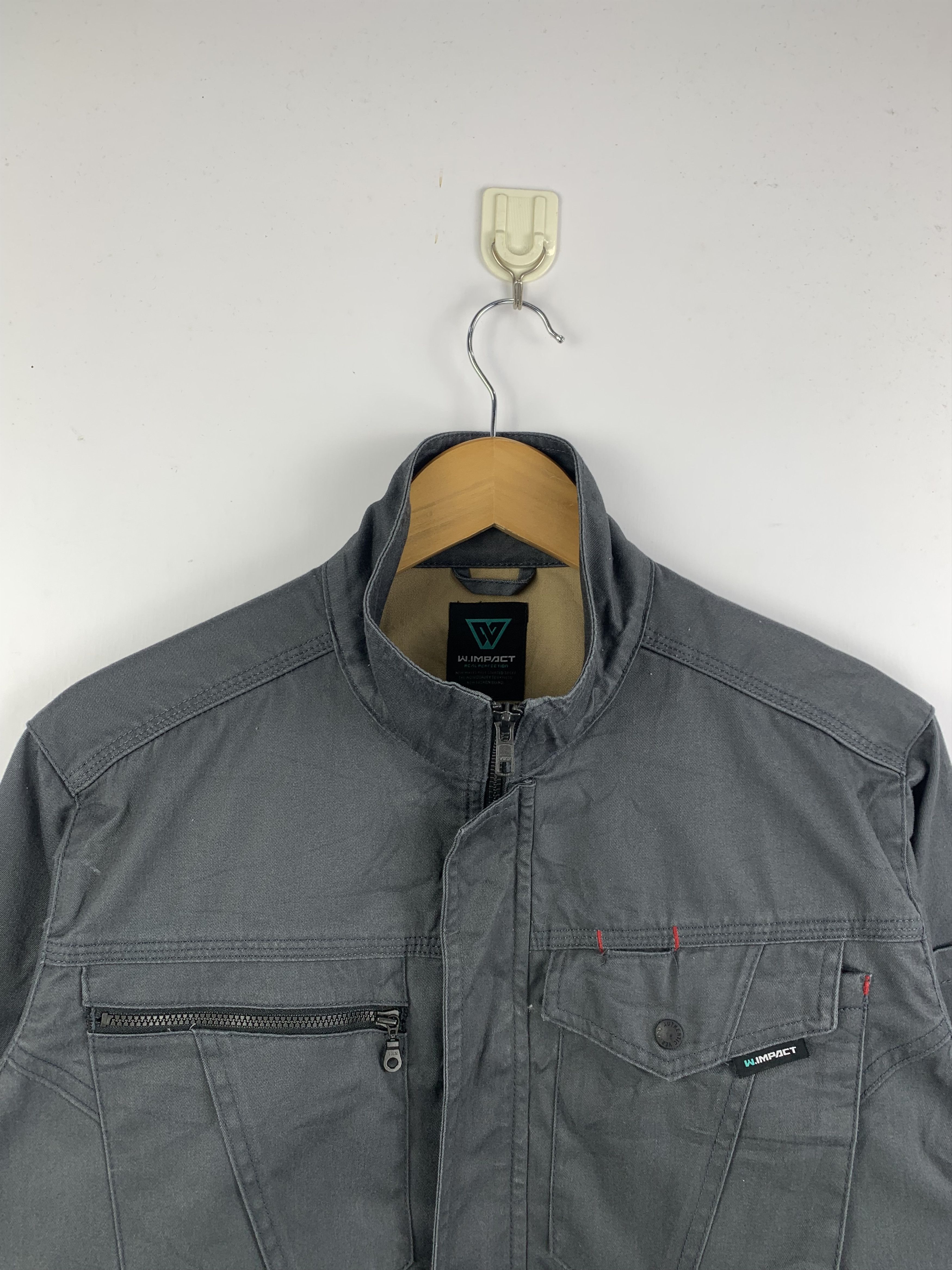 Japanese Brand Vintage Japanese Brand Worker Denim Jacket J1612 Size US M / EU 48-50 / 2 - 2 Thumbnail