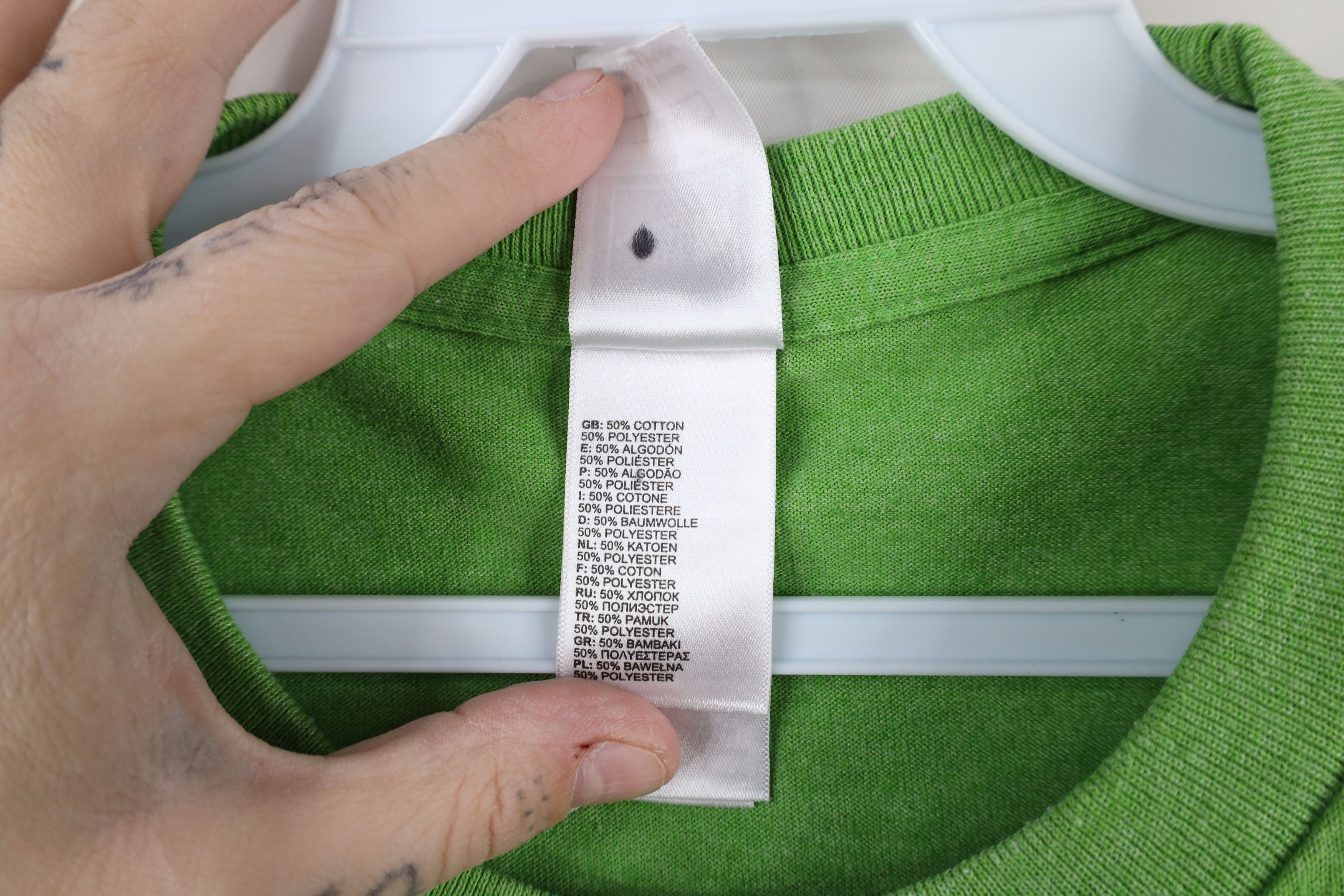The North Face × Vintage Vintage The North Face Spell Out Short Sleeve T-Shirt Green Size US M / EU 48-50 / 2 - 7 Thumbnail
