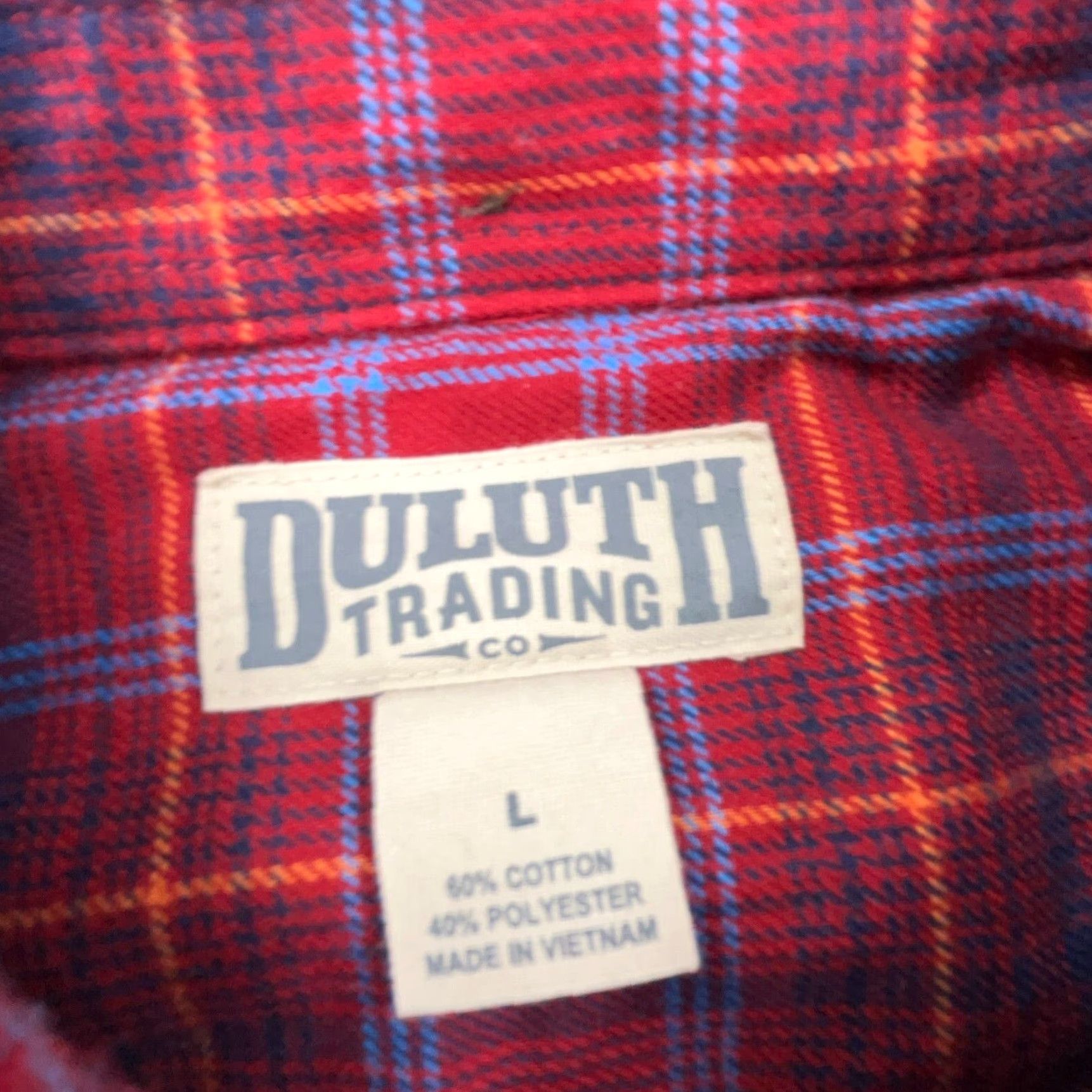 Vintage Duluth Shirt Men L Red Plaid Flannel Button-Up Relaxed Fit Workwear Casual Rescue Western Cowboy Southwestern Winter Fall Spring Size US L / EU 52-54 / 3 - 5 Thumbnail