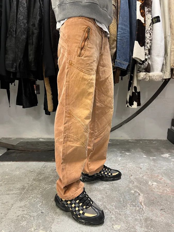 Designer × Just Cavalli × Vintage AW2005 Cavalli Large Relaxed Faded Orange Pants Size US 34 / EU 50 - 3 Thumbnail