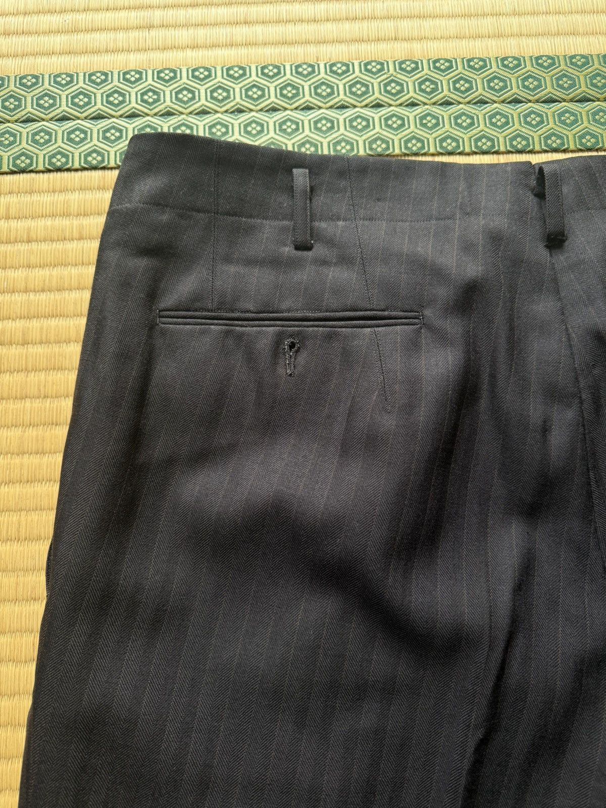 Other Spring&Autumn Brown Herringbone Pinstripe Wool Suit Size 44S - 16 Thumbnail