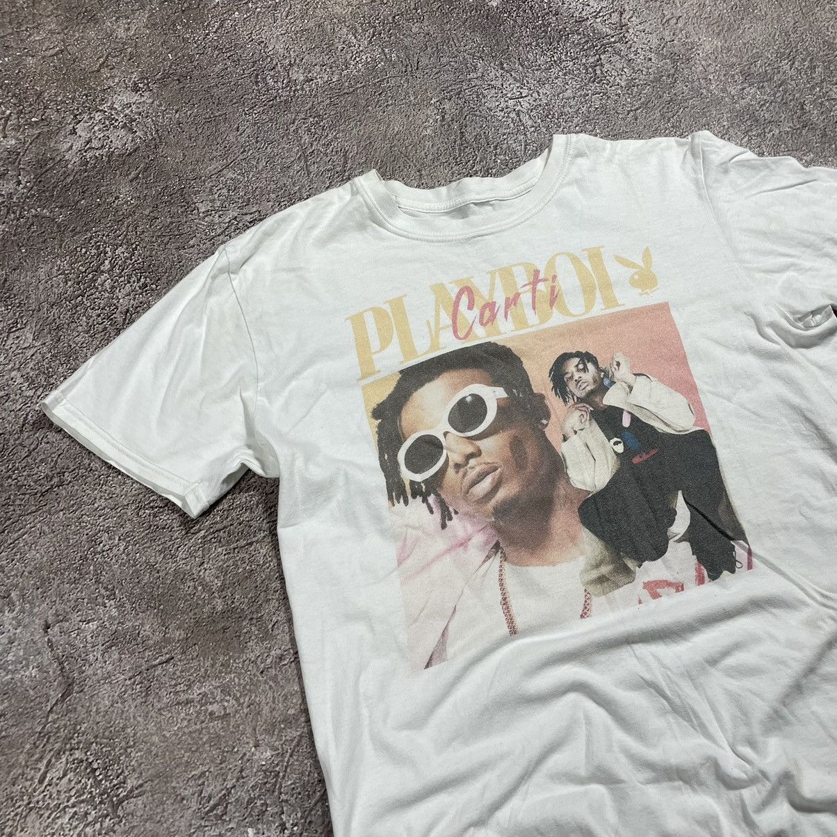 Vintage Vintage 2000s Playboi Carti Graphic Tee Streetwear Baggy L Size US L / EU 52-54 / 3 - 3 Thumbnail