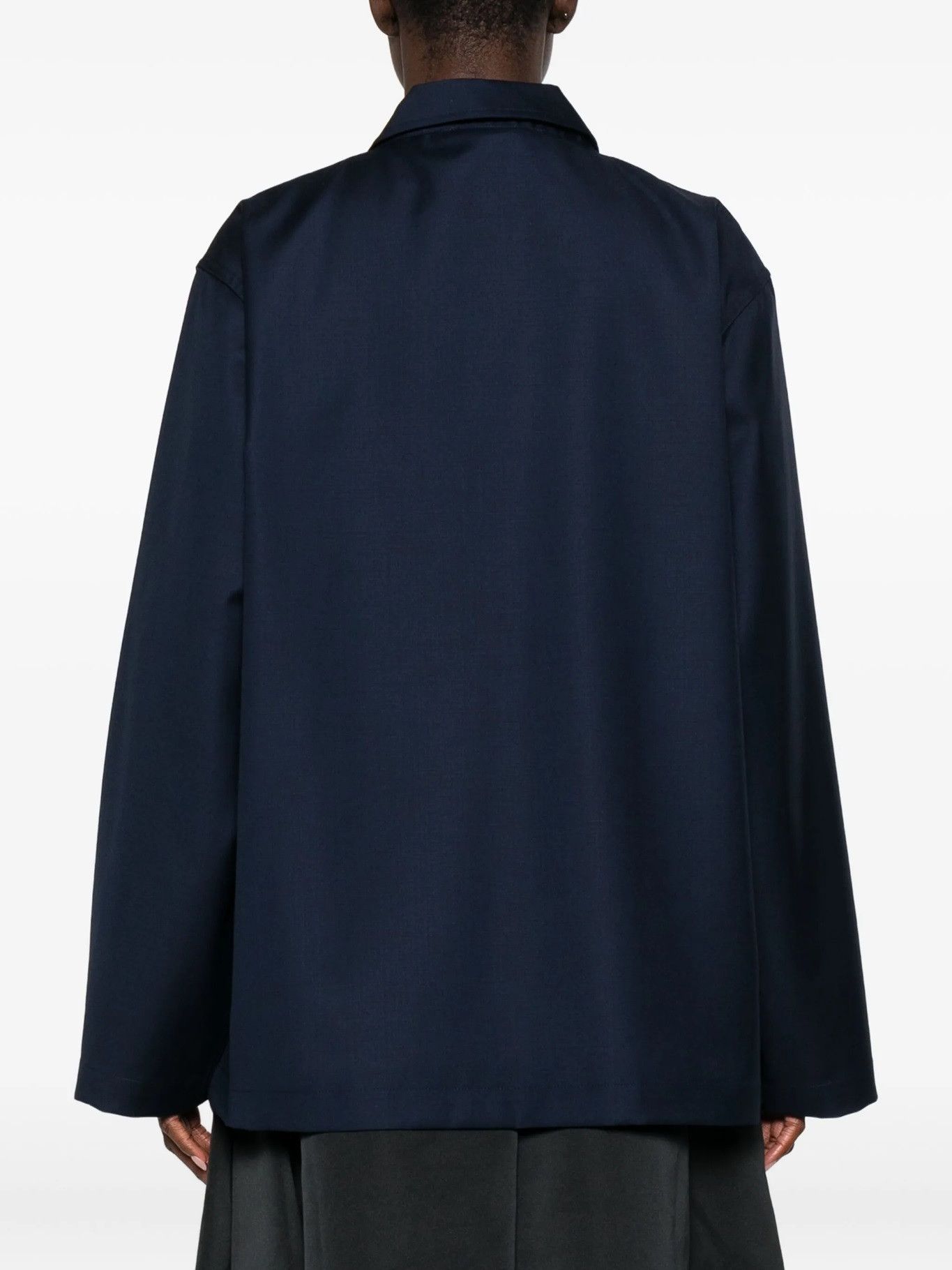SOFIE D'HOORE Navy blue wool jacket Size M / US 6-8 / IT 42-44 - 3 Thumbnail