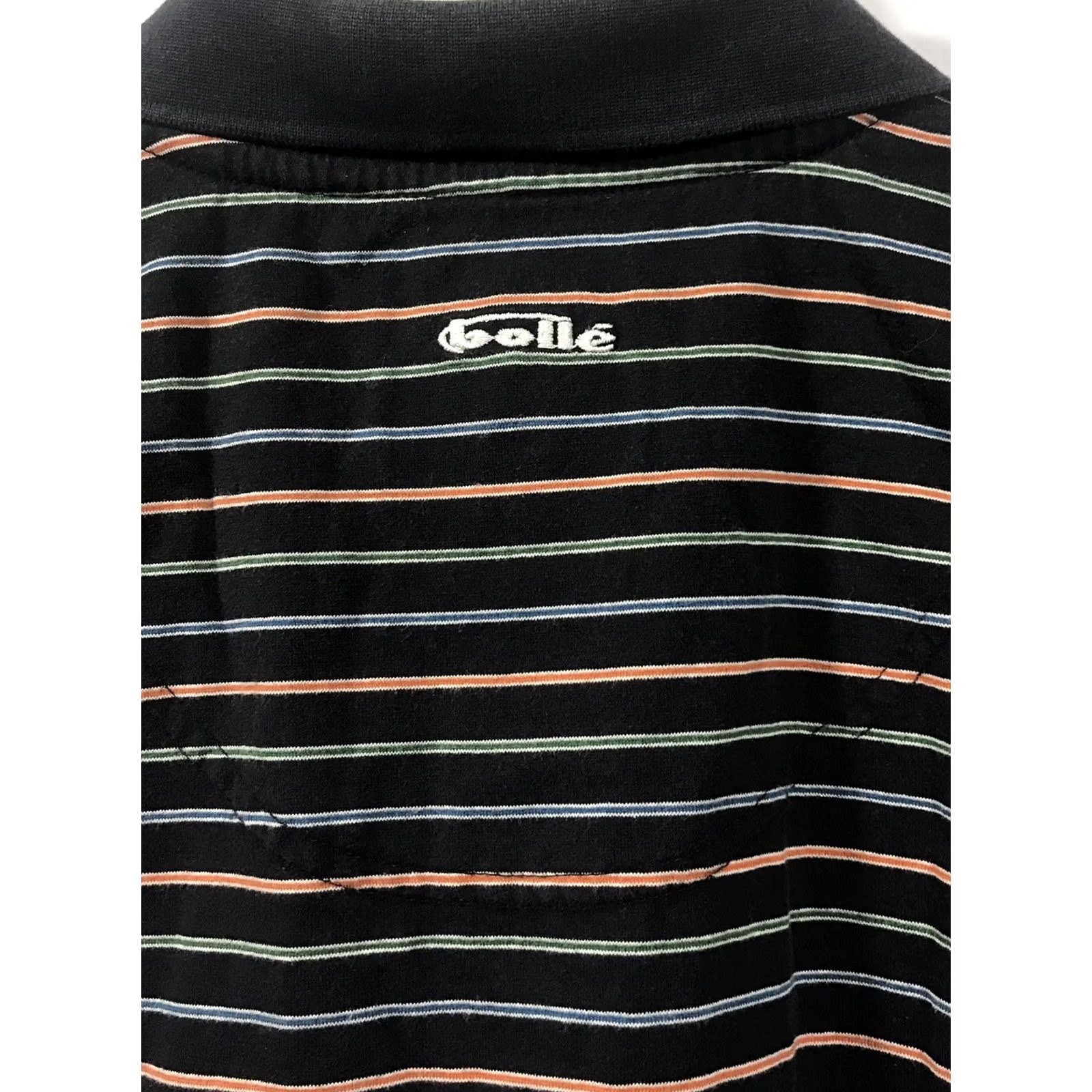 Vintage Vintage Bollé Golf Short Sleeve Polo Shirt Mens Size M Striped - Pre-Owned - India Size US M / EU 48-50 / 2 - 5 Thumbnail