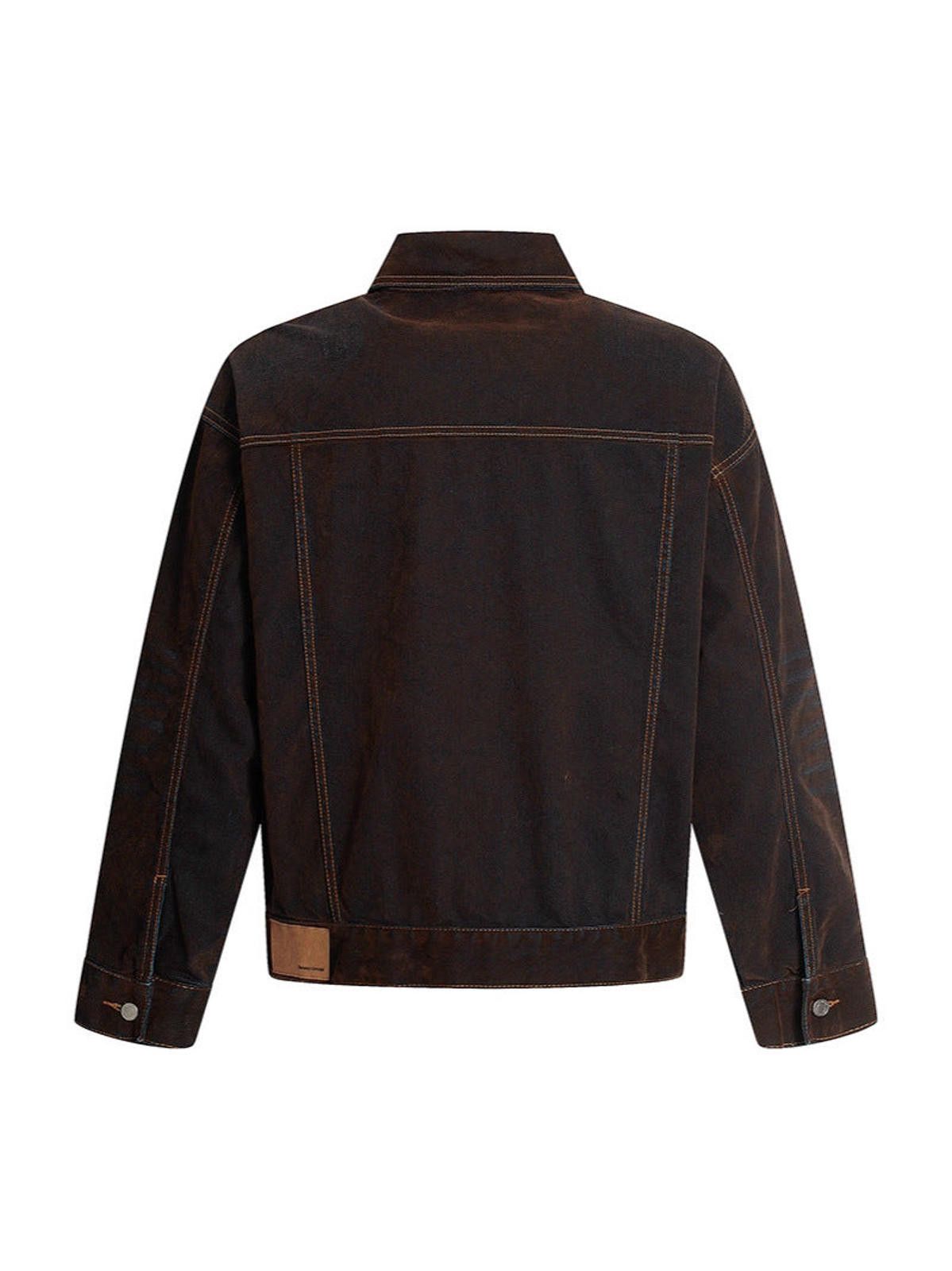 Other Heavyweight Dirty-Treated Distressed Denim Jacket Size US M / EU 48-50 / 2 - 2 Thumbnail