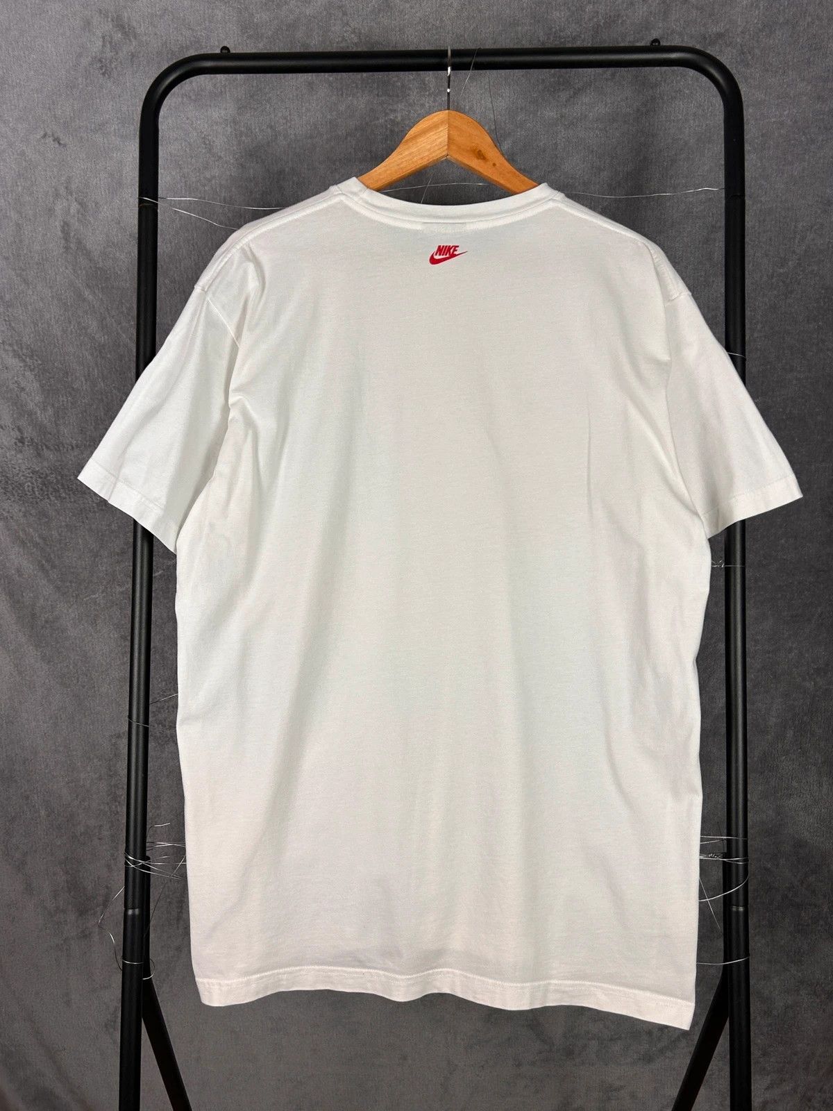 Nike × Vintage Nike Just Do It spellout white tee vintage from 00s swoosh Size US L / EU 52-54 / 3 - 4 Thumbnail