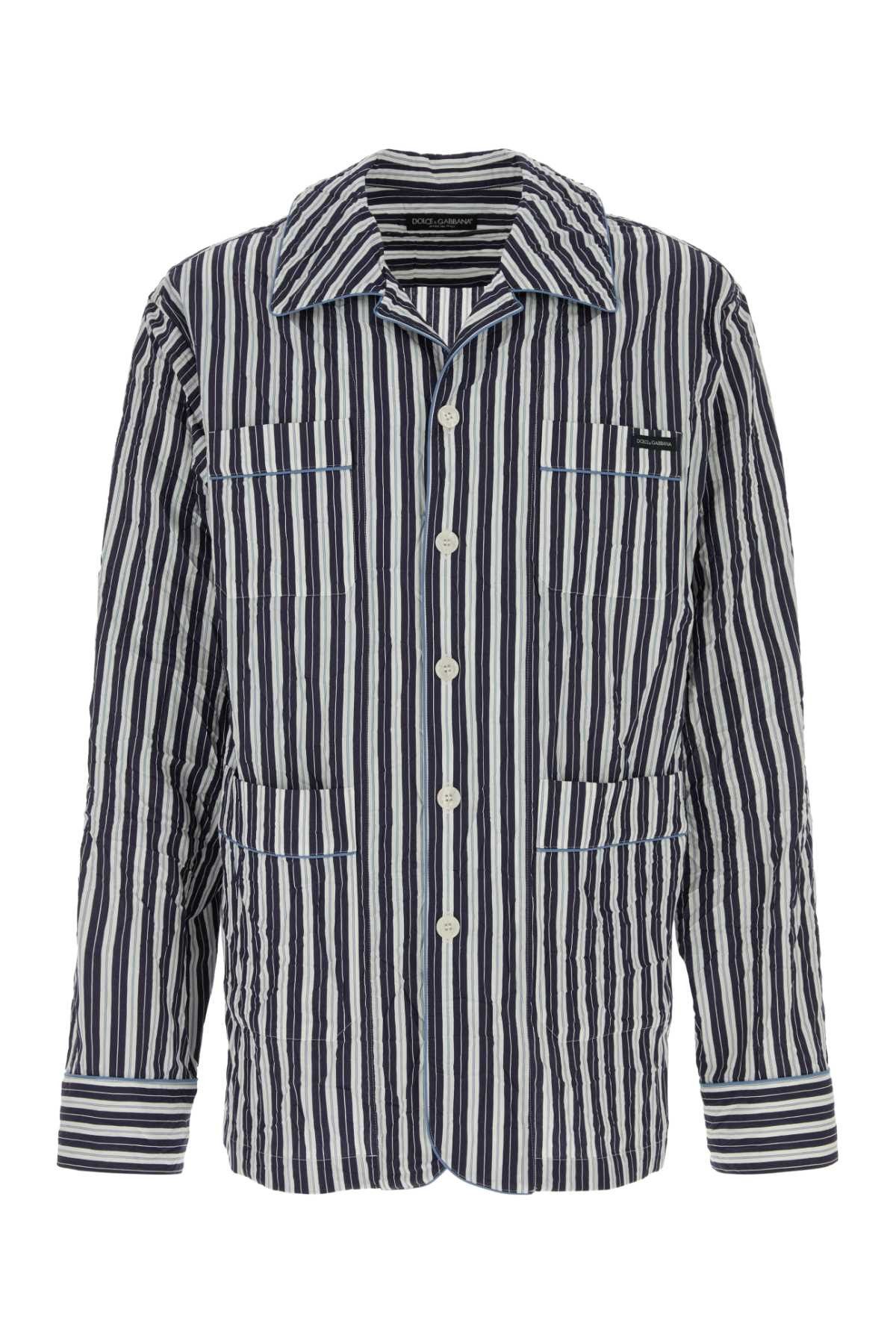 Dolce & Gabbana Embroidered Viscose Blend Shirt Size US XL / EU 56 / 4 - 1 Thumbnail