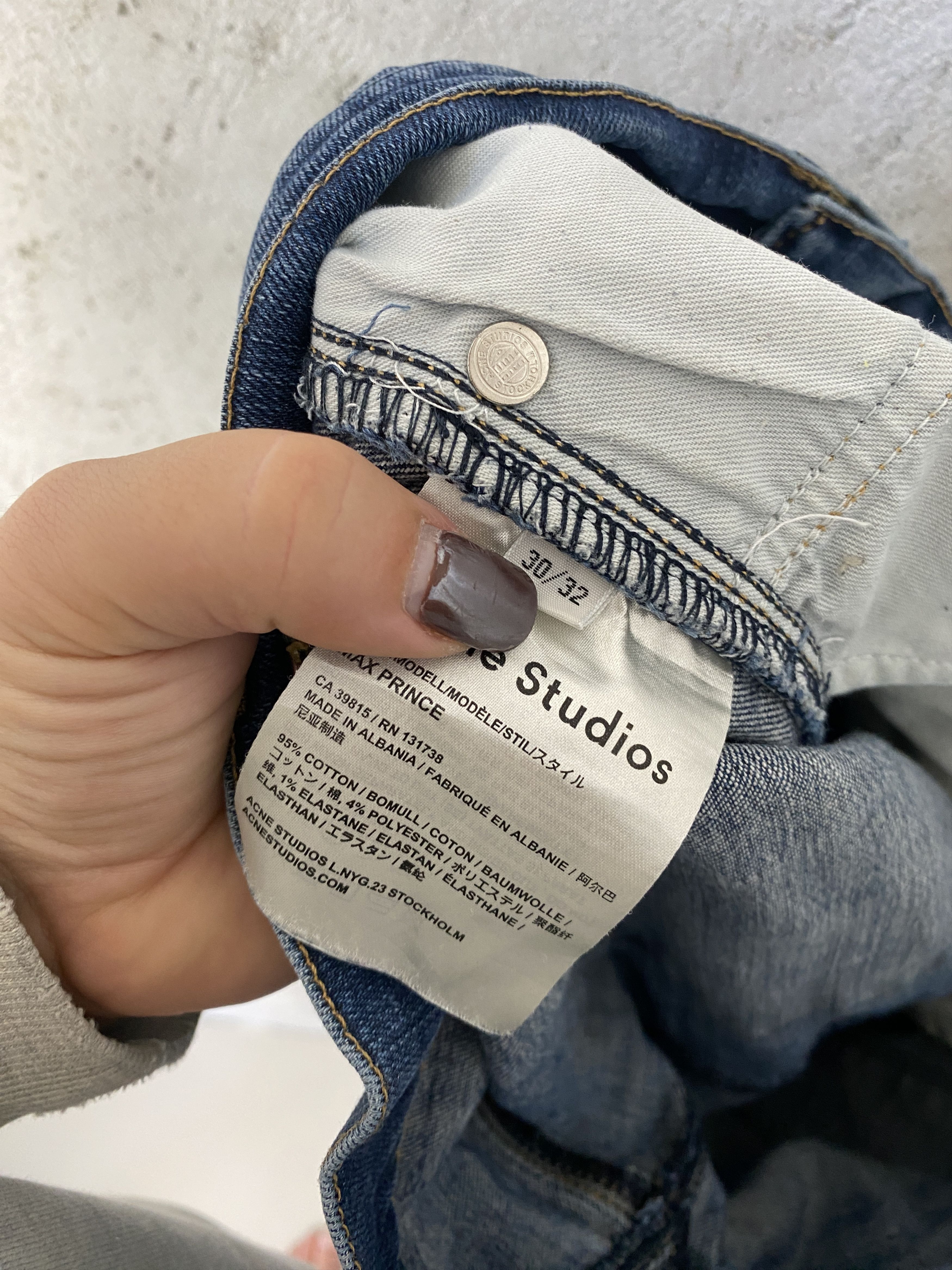 Acne Studios Acne Studios Max Prince denim jeans pants Size US 30 / EU 46 - 5 Thumbnail