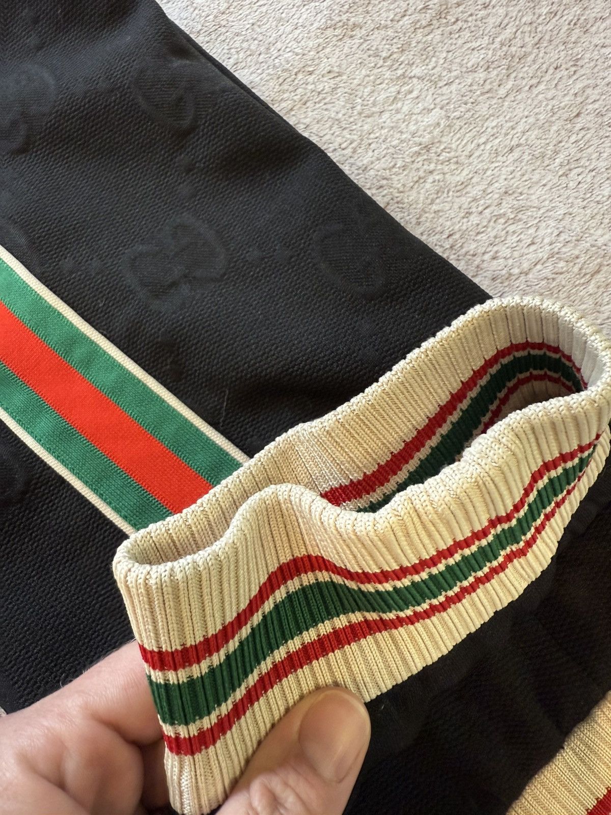 Gucci GUCCI Jersey Jacquard Jogging Pants Rozmiar S Size US 36 / EU 52 - 7 Thumbnail