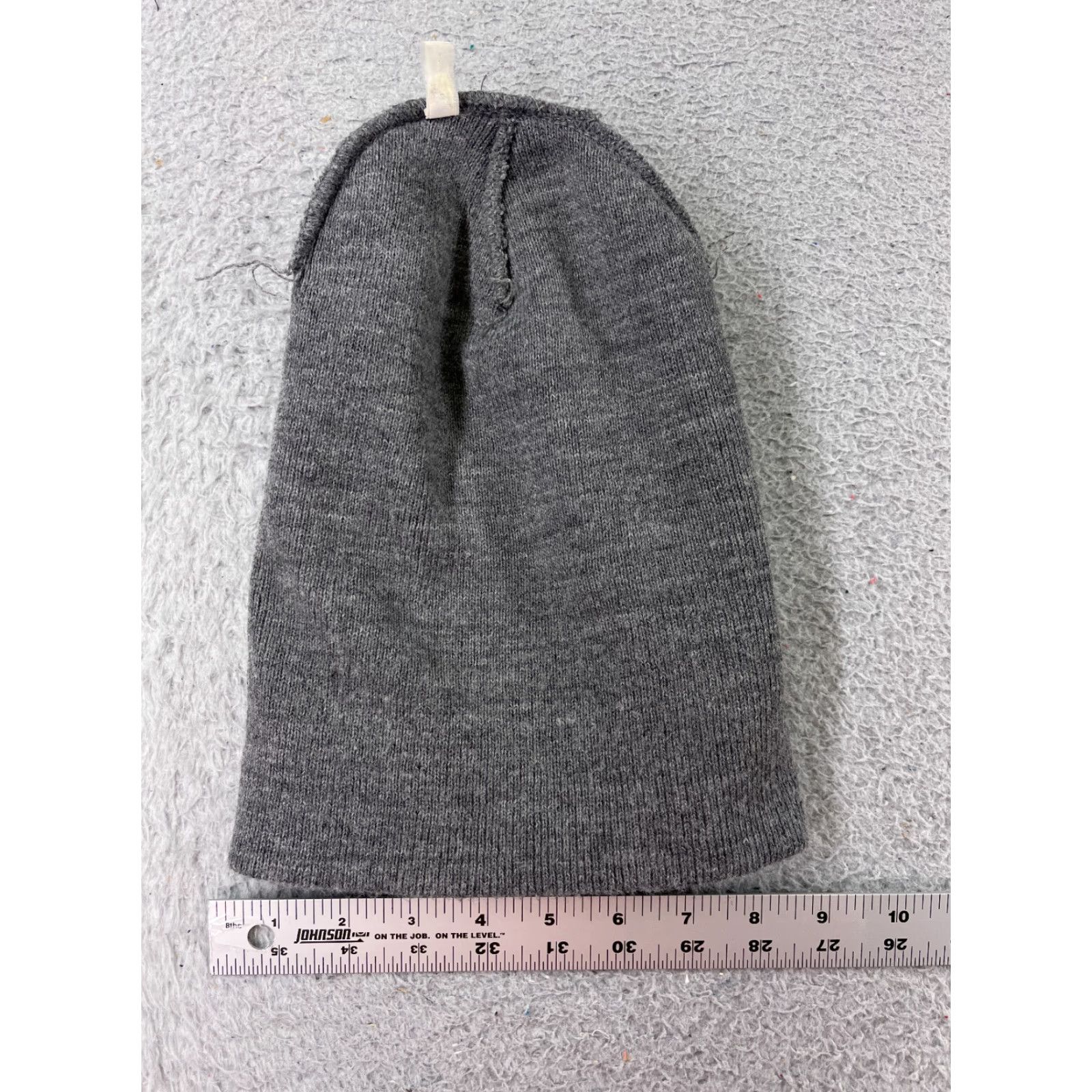 Port & Company Port & Company Beanie Adult One Size Gray Knit Acrylic Logo Ski Construction Mens Size ONE SIZE - 5 Thumbnail