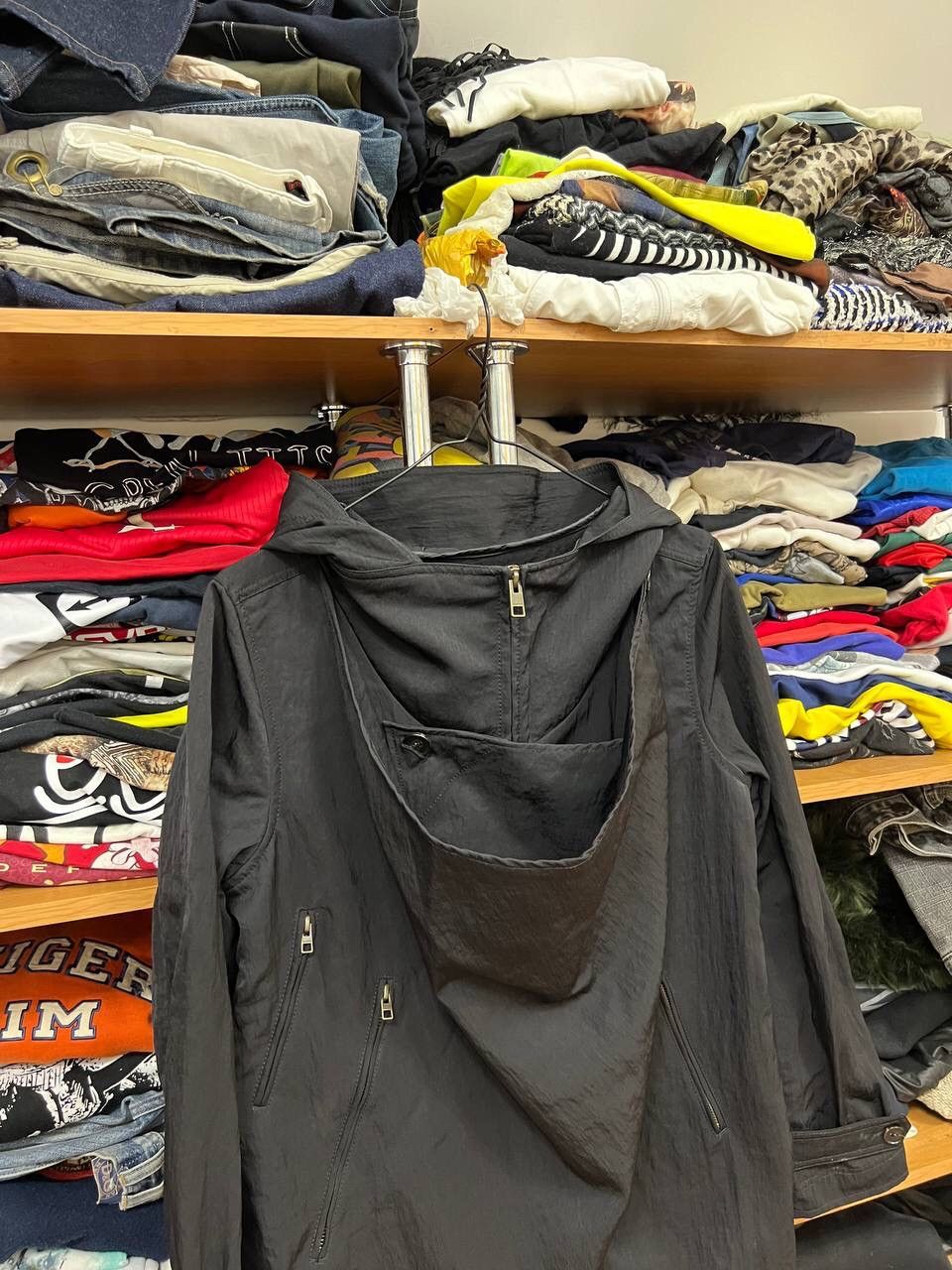 Allsaints AllSaints Opium Black Abstract Design Avant Garde Y2K Jacket Size M / US 6-8 / IT 42-44 - 2 Thumbnail