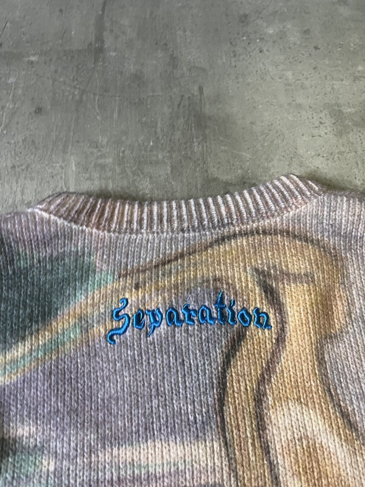 Acne Studios Acne Studios S/S 22 Separation sweater multicolor rare Size US M / EU 48-50 / 2 - 4 Thumbnail