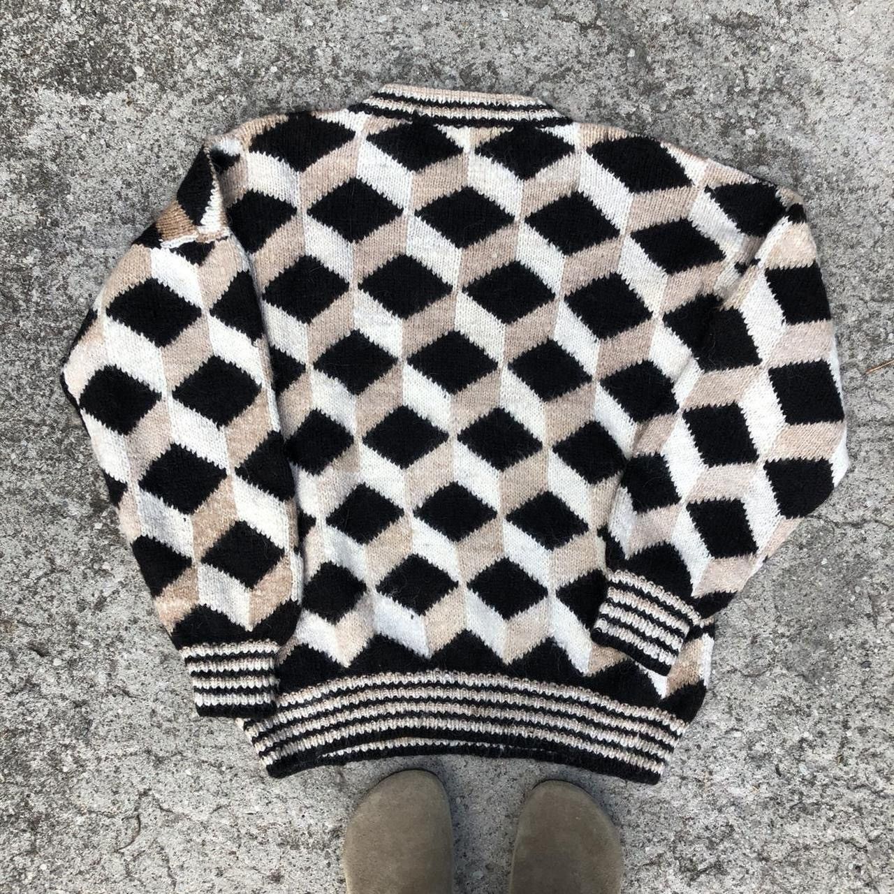 Handmade Handmade alpaca wool sweater - one of a kind Size US XL / EU 56 / 4 - 6 Thumbnail