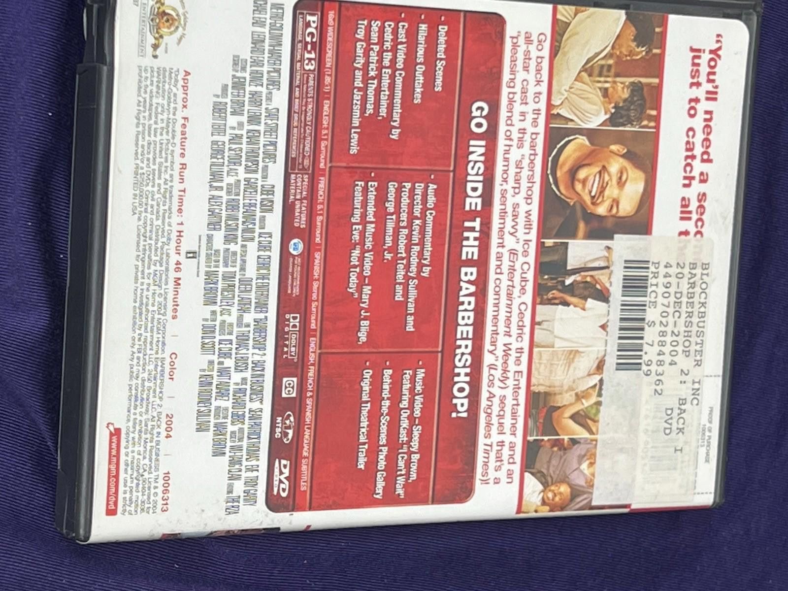 Other Barbershop 2: Back in Business (DVD, 2004, Special Edition) Size ONE SIZE - 8 Thumbnail