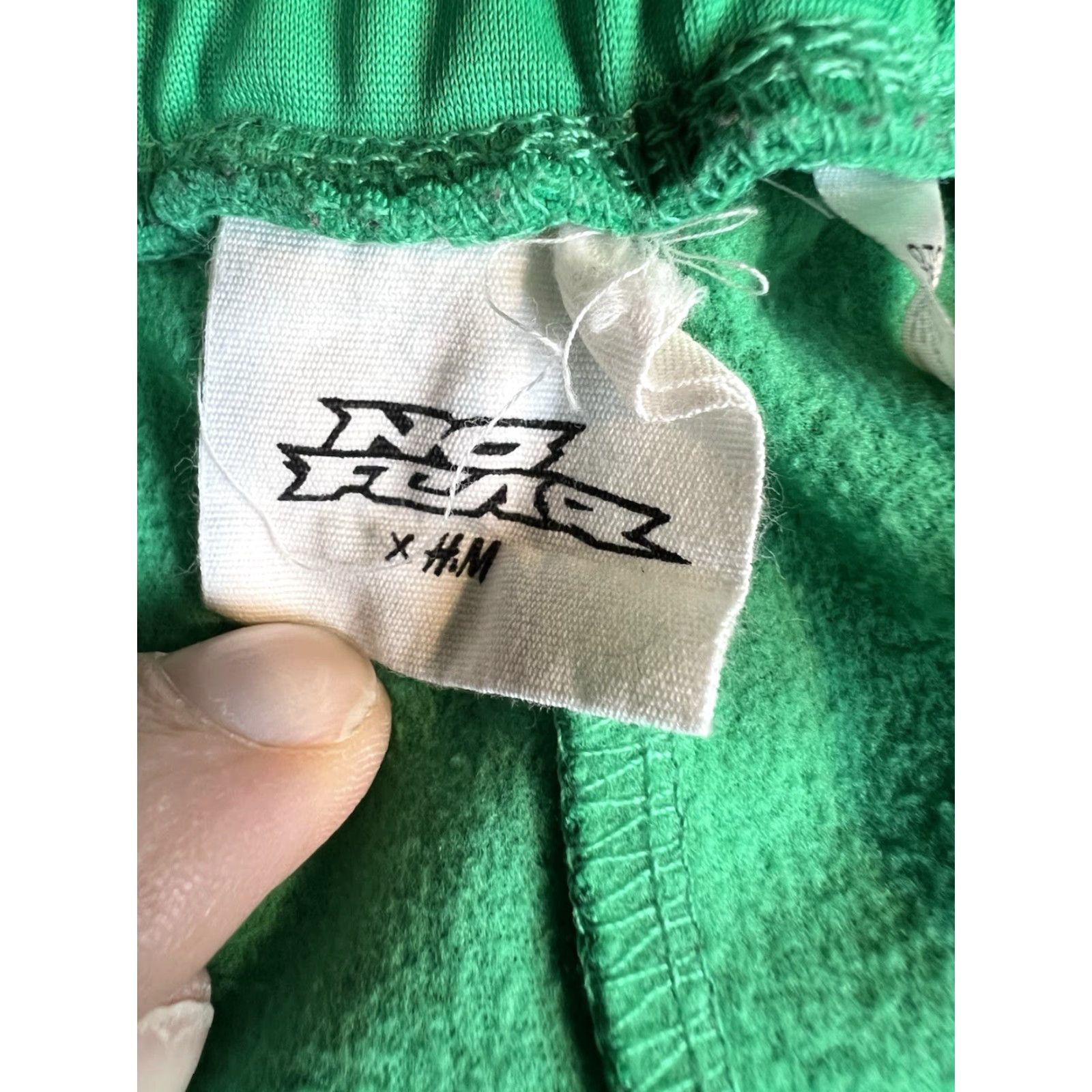 H&M VINTAGE H&M Pants Mens 2XL Wide-Leg Track Pants Green Size US 39 - 5 Thumbnail