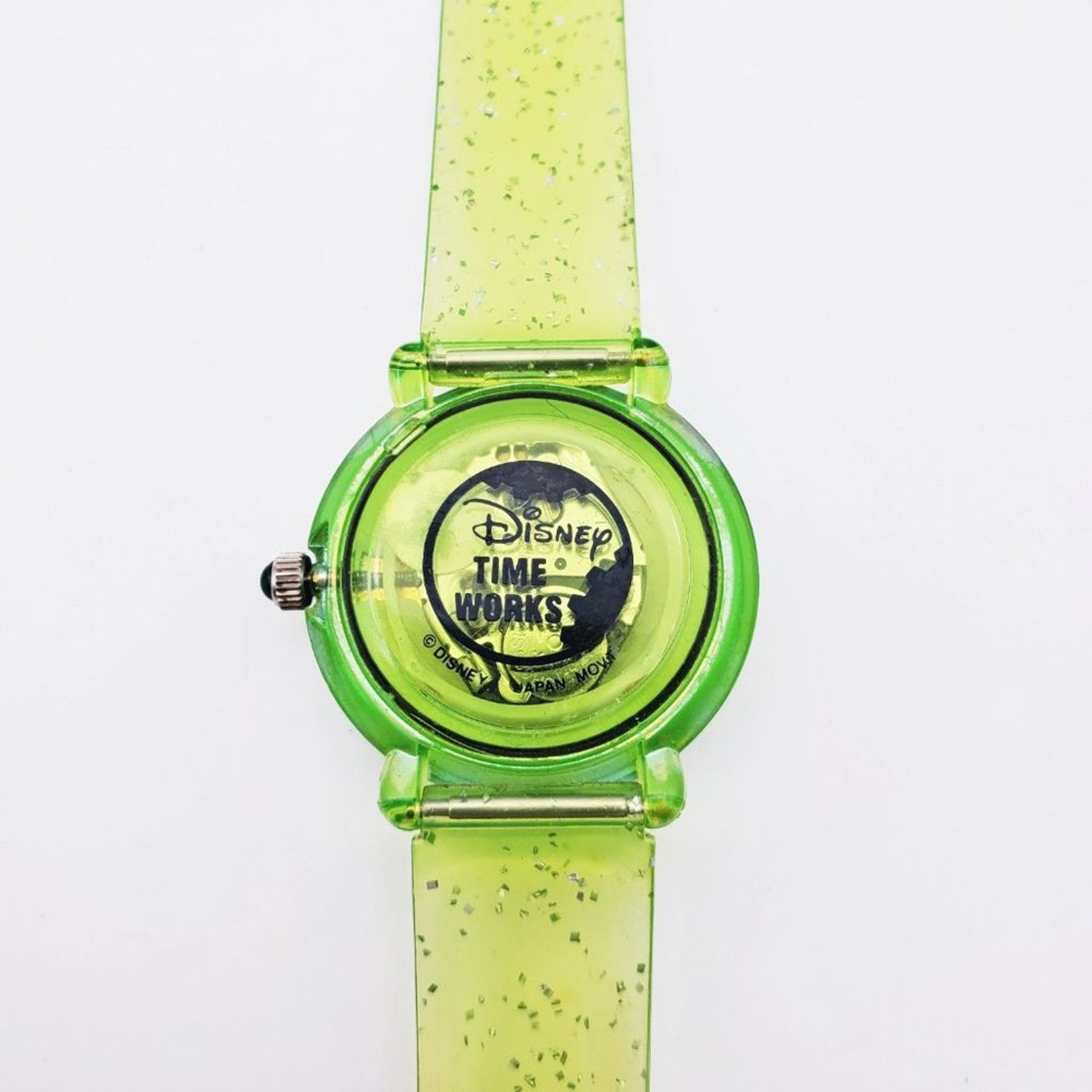 Disney Sparkle w This Disney Tinker Bell Green Rubber Sparkle Watch Size ONE SIZE - 5 Thumbnail