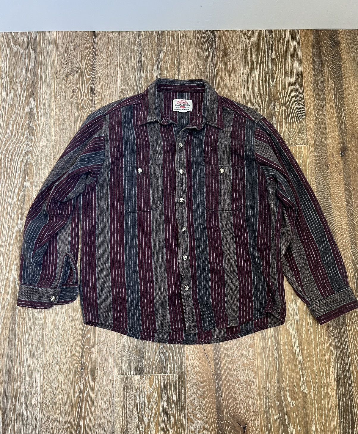 image of Levis Outdoor Alaska Flannel Shirt, Men's (Size Large)