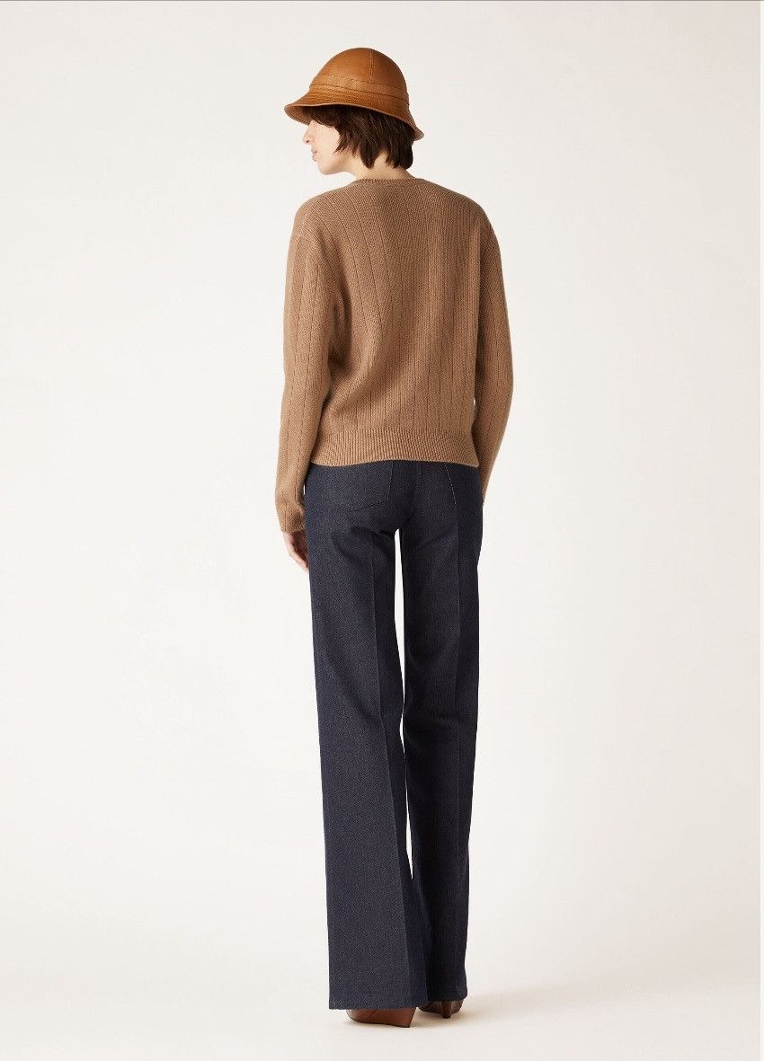 Loro Piana o1srvl11e0725 FAO2833 Baby Cashmere V-Neck Sweater in Brown Size M / US 6-8 / IT 42-44 - 4 Thumbnail