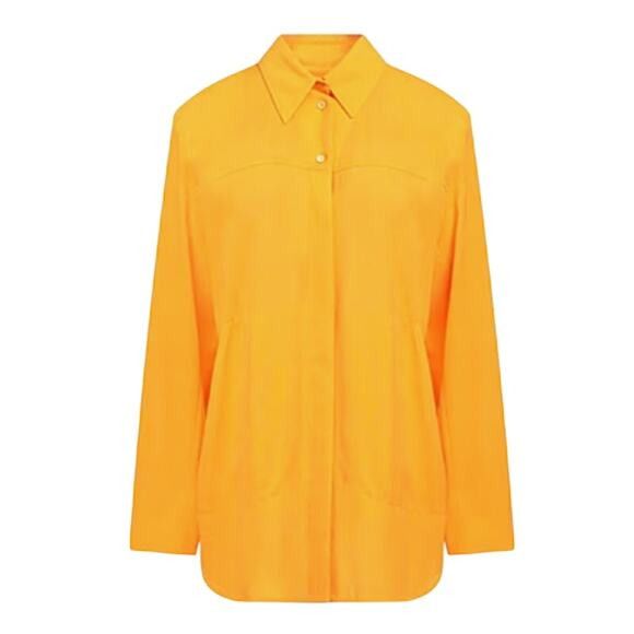Jacquemus Jacquemus Passio crepe Orange button up shirt size 6 Size S / US 4 / IT 40 - 1 Thumbnail