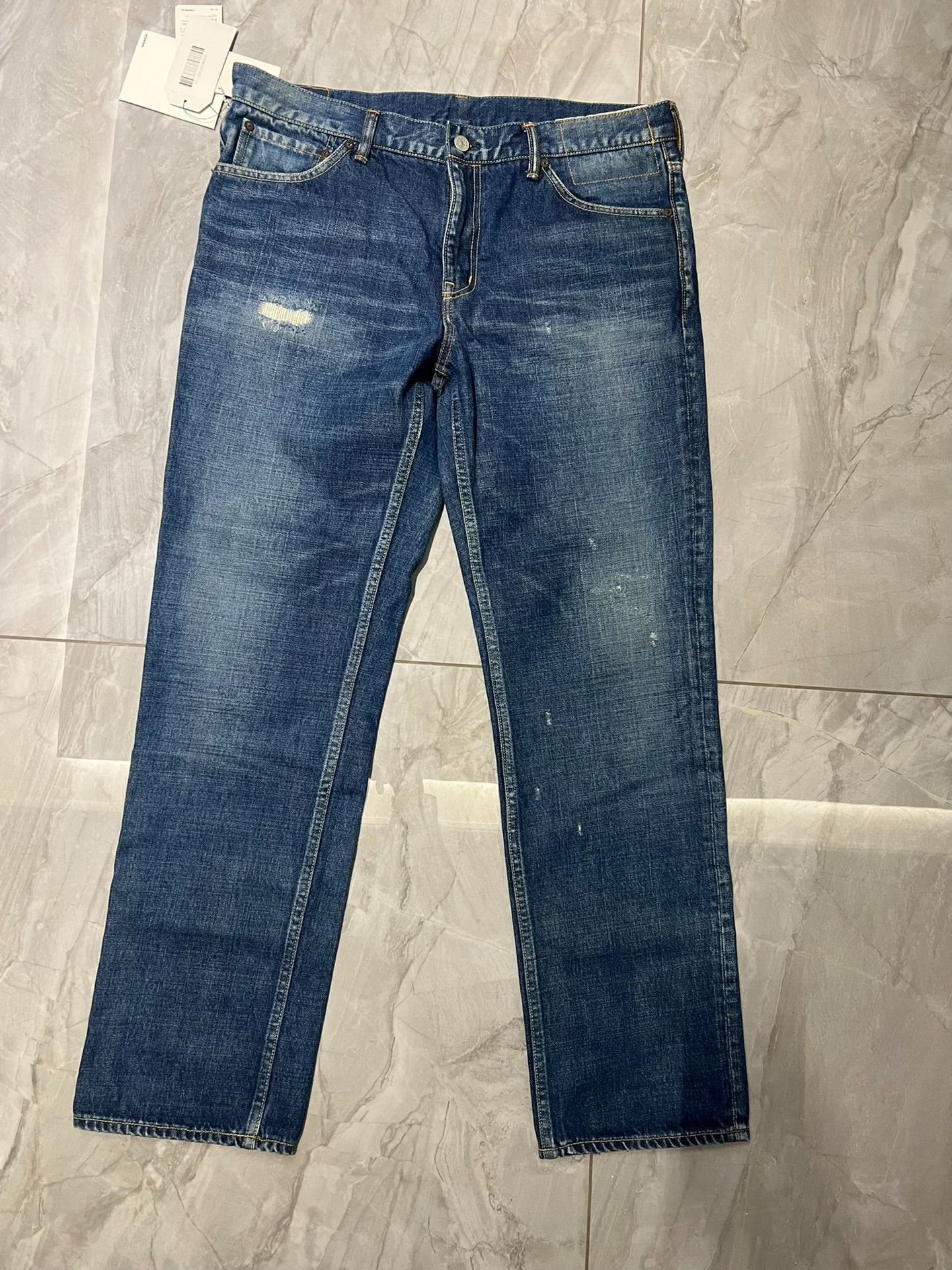 Visvim visvim SOCIAL SCULPTURE Damaged Washed Jeans Size US 28 / EU 44 - 1 Thumbnail