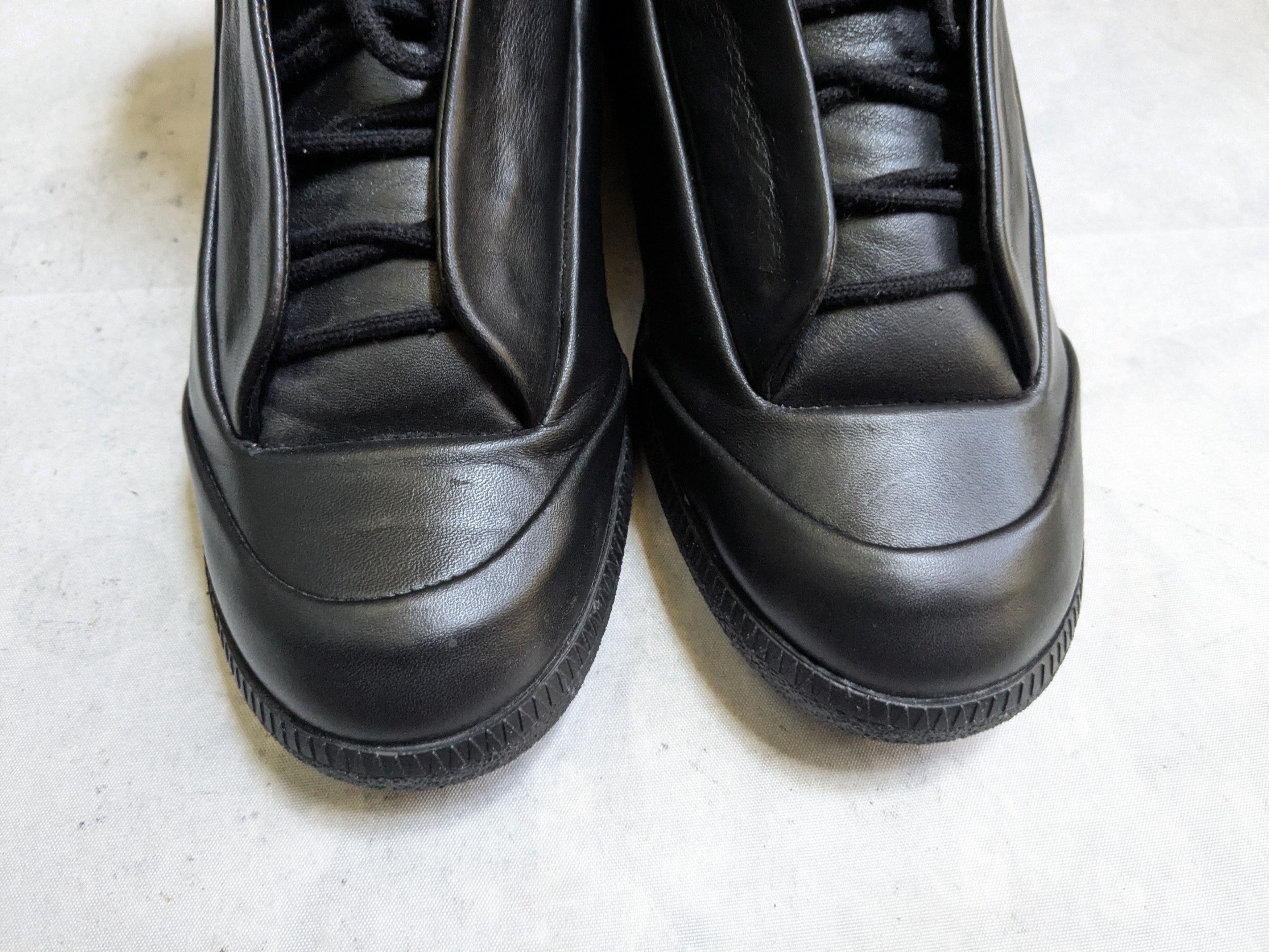 Maison Margiela Maison Margiela Future Black High Tops 10 43 Leather Size US 10 / EU 43 - 3 Thumbnail