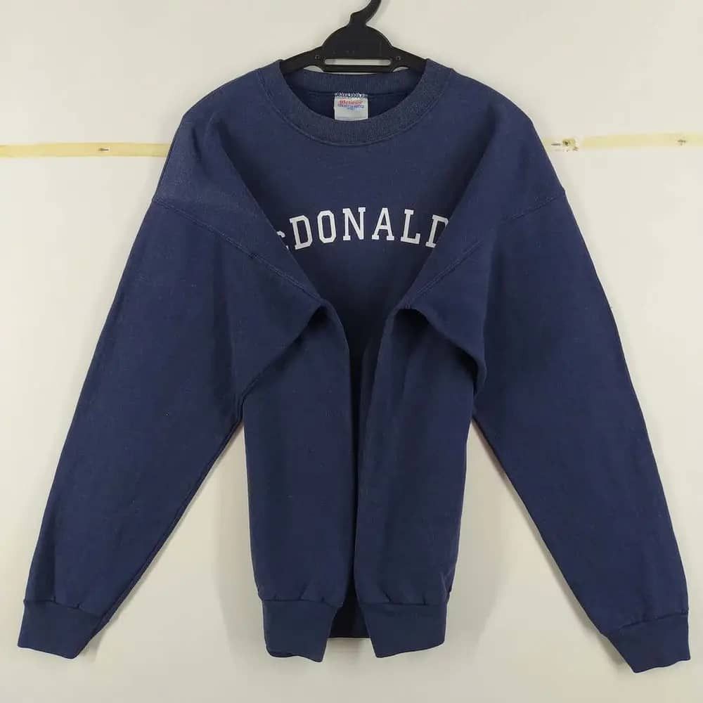 Hanes × Junk Food × Vintage Vintage McDonald's Big Spell Out Logo By Hanes Sun Faded Size US M / EU 48-50 / 2 - 3 Thumbnail