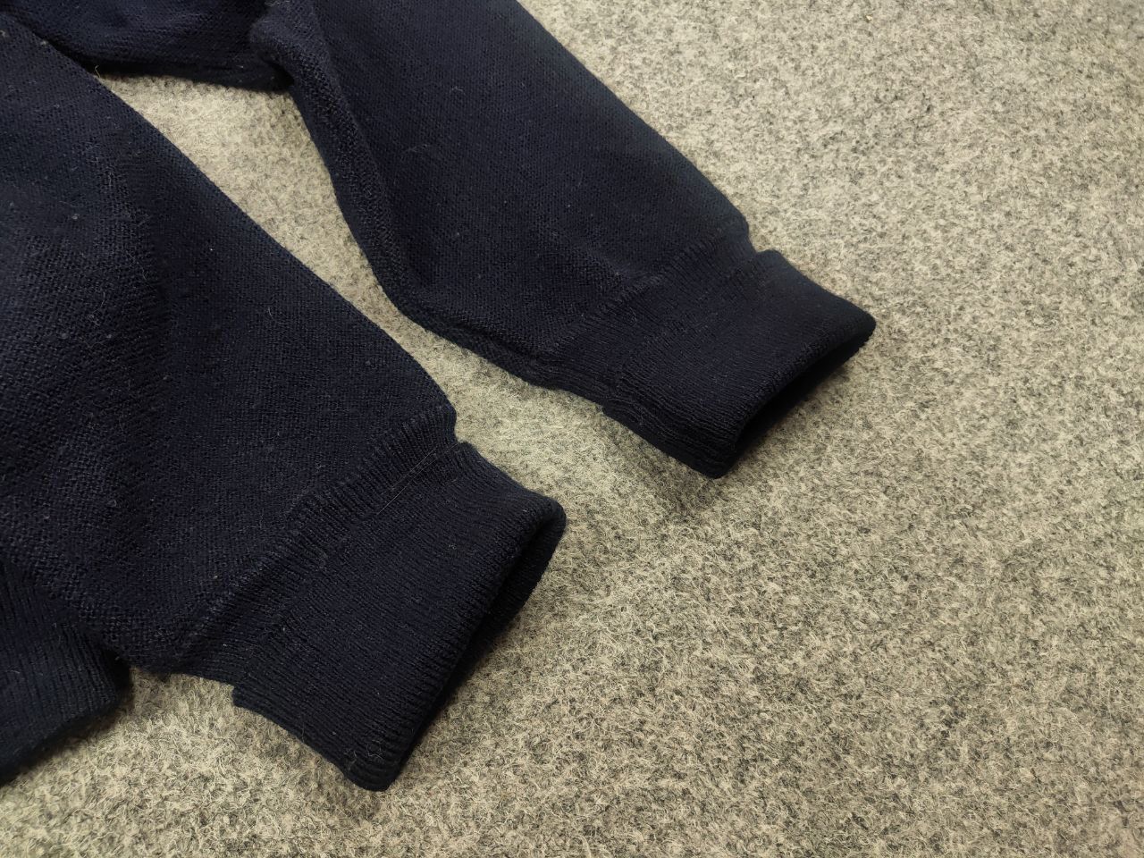Lacoste Vintage 90's Lacoste Chemise Acrylic Knit Dark Blue Sweater Size US L / EU 52-54 / 3 - 9 Thumbnail