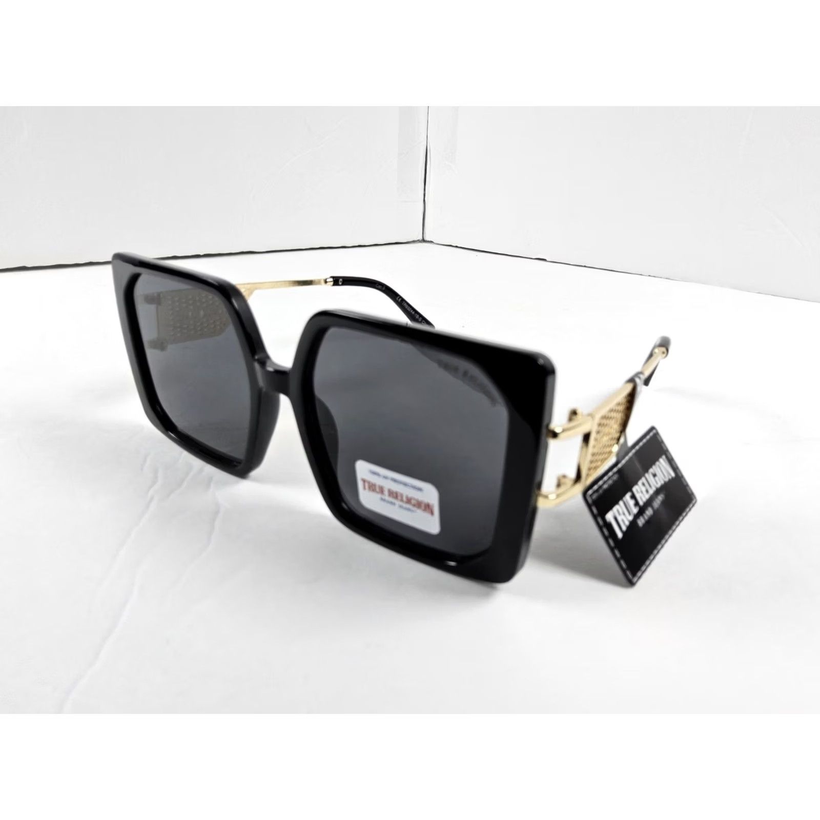True Religion VINTAGE True Religion Sunglasses Square Oversized Logo UV Protection Womens Size ONE SIZE - 2 Thumbnail