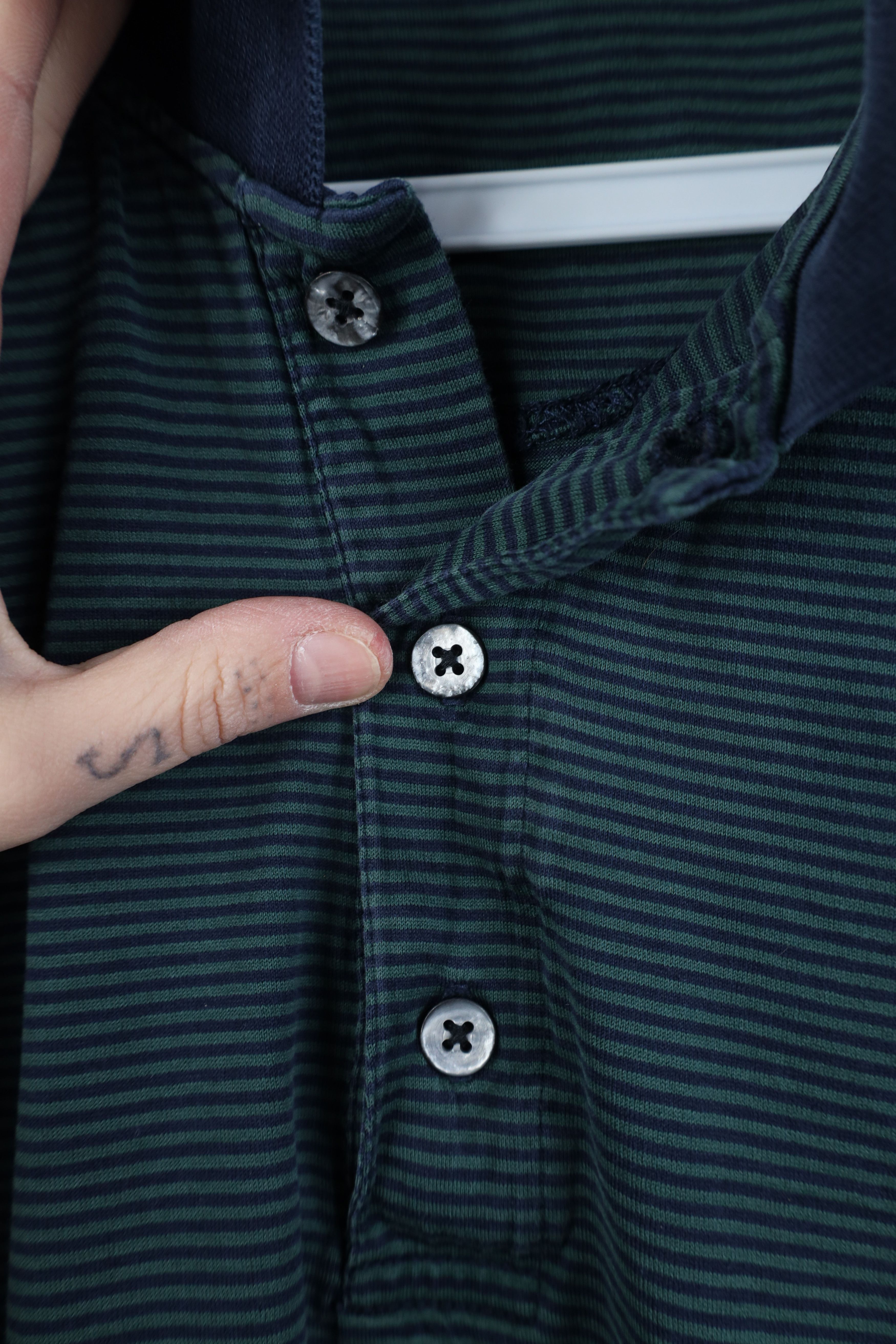 Vintage Vintage 90s Streetwear Soft Cotton Striped Golf Polo Shirt Size US M / EU 48-50 / 2 - 7 Thumbnail