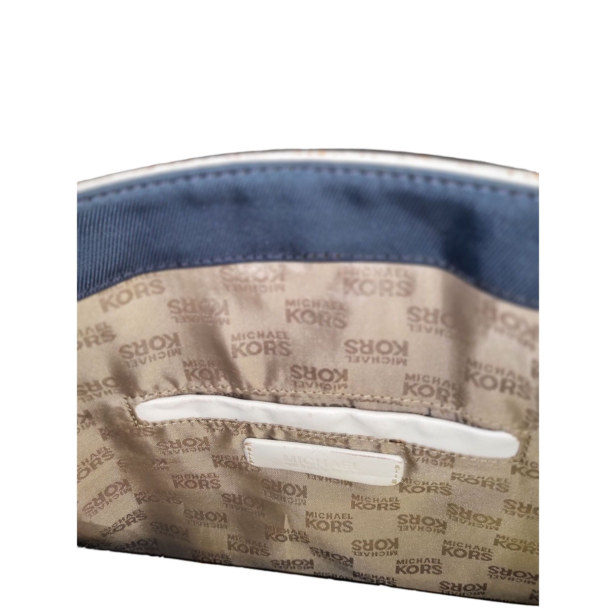 Michael Kors Michael Kors Tote Bag Navy Nautical Striped Dust Bag Coastal Size ONE SIZE - 10 Thumbnail