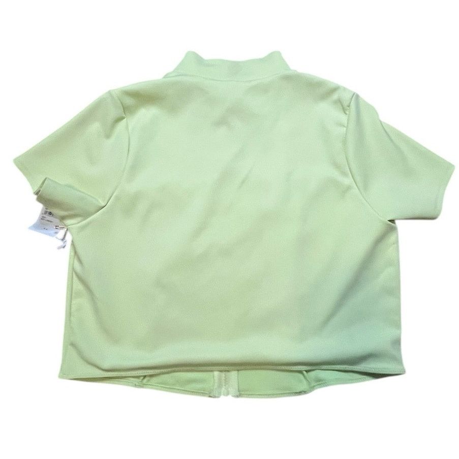 Good American Good American Key Lime Short sleeved Crop Swim Top size 6 Size M / US 6-8 / IT 42-44 - 2 Thumbnail