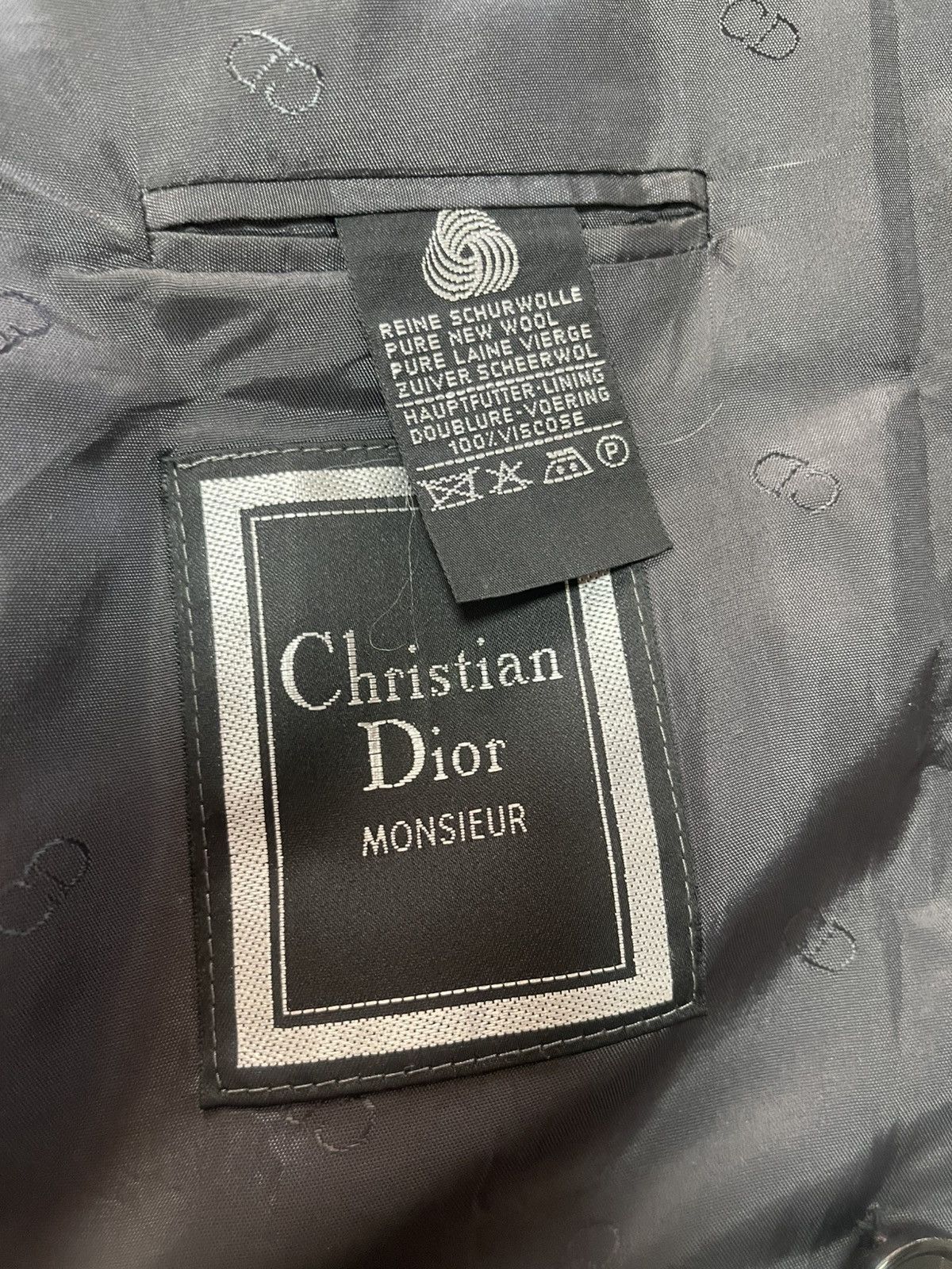 Christian Dior Monsieur Christian Dior Monsieur Vintage Shoulder Pads Blazer size M Size 42R - 12 Thumbnail